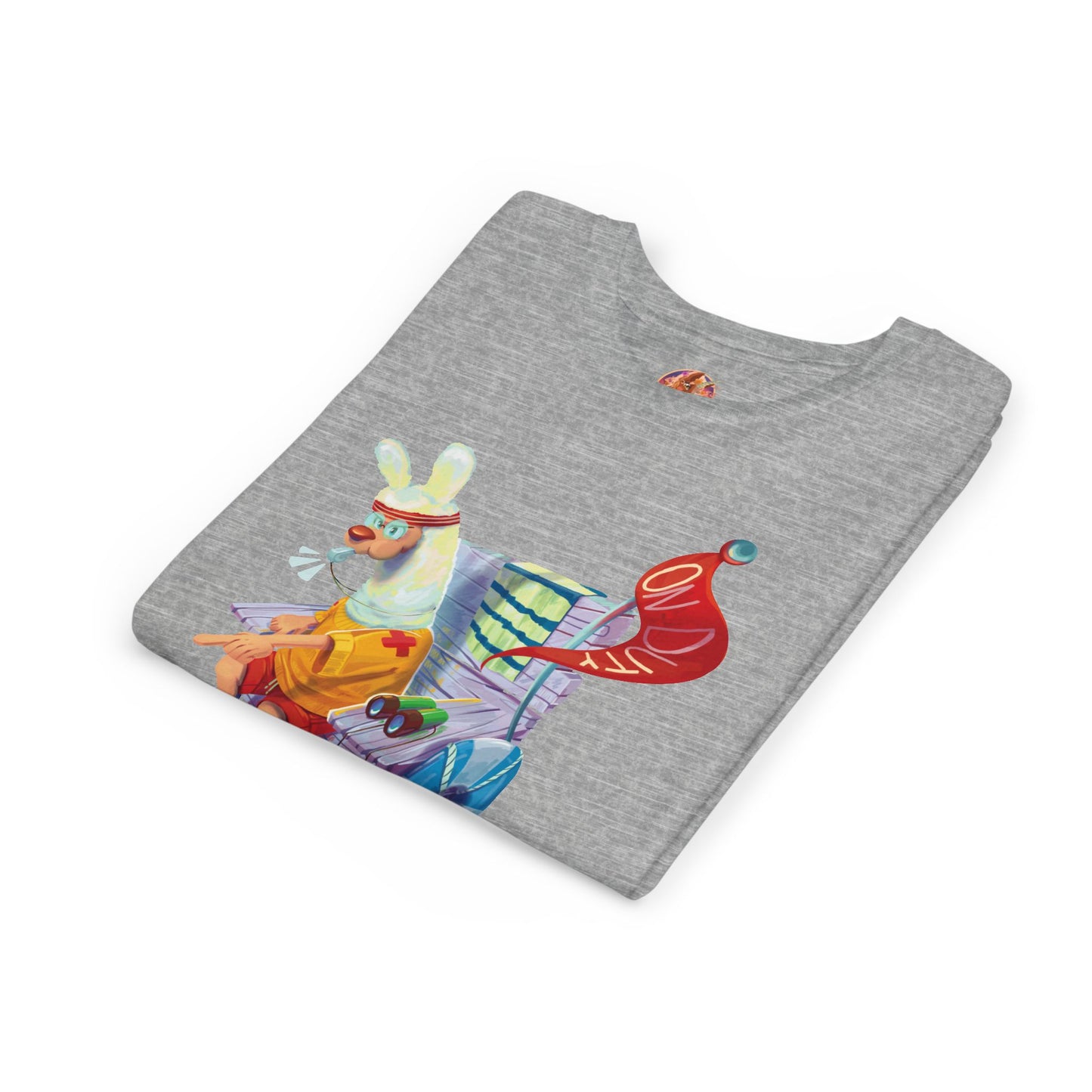 Larry the Llama Plays Lifeguard Kids T-Shirt