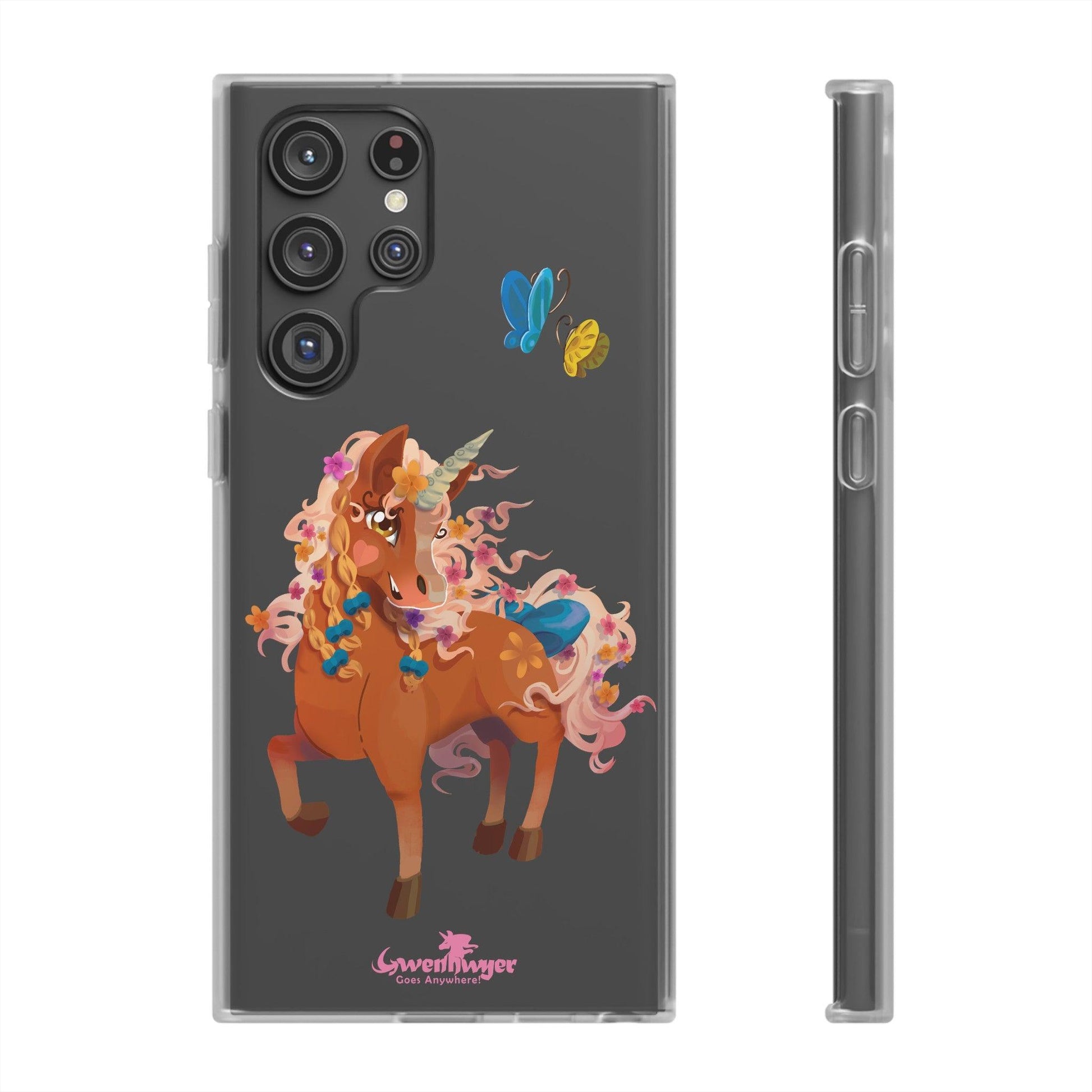 Gwenhwyer Flexi Case - Claires Unicorn Adventures