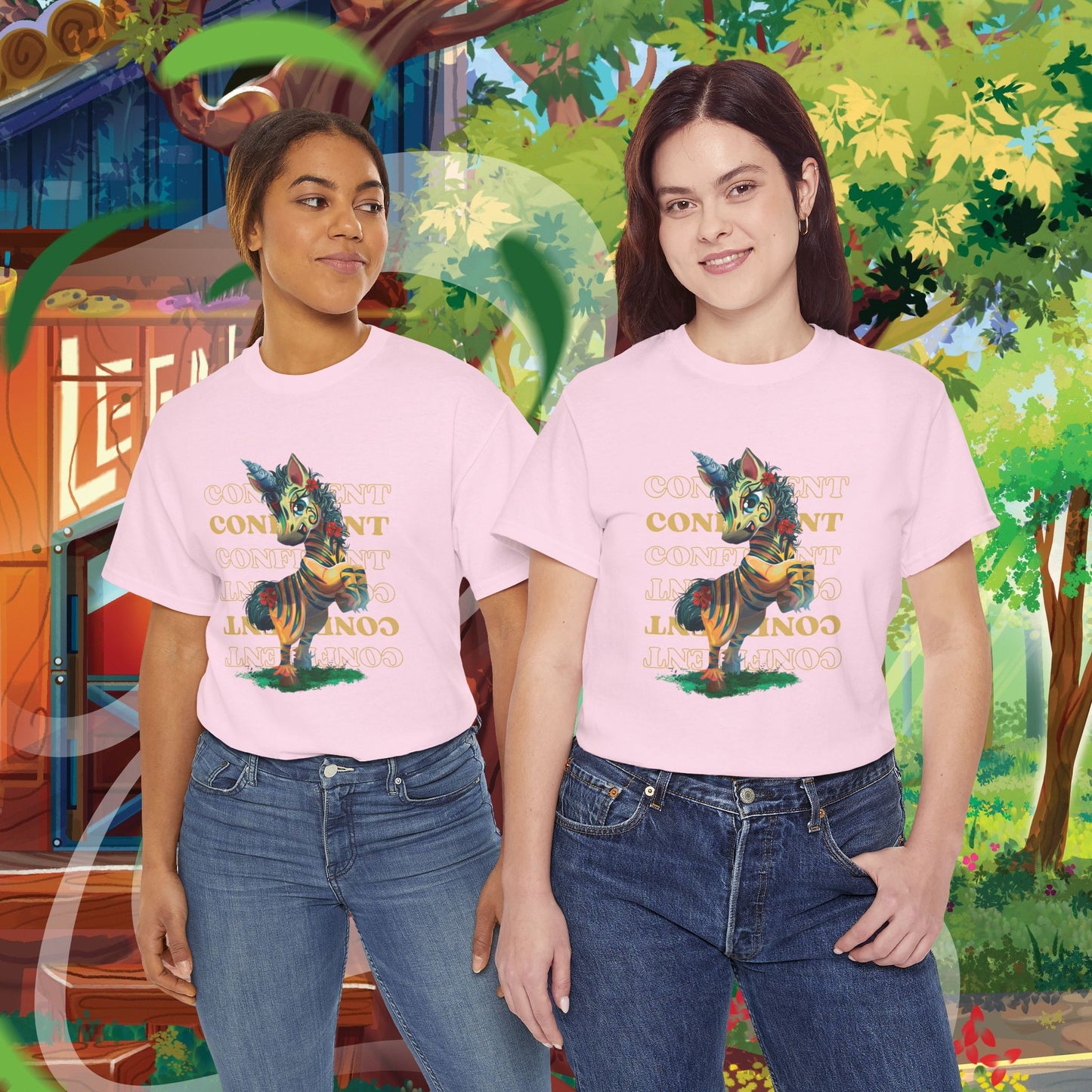 LeeNeigh Confident Unisex Heavy Cotton Tee