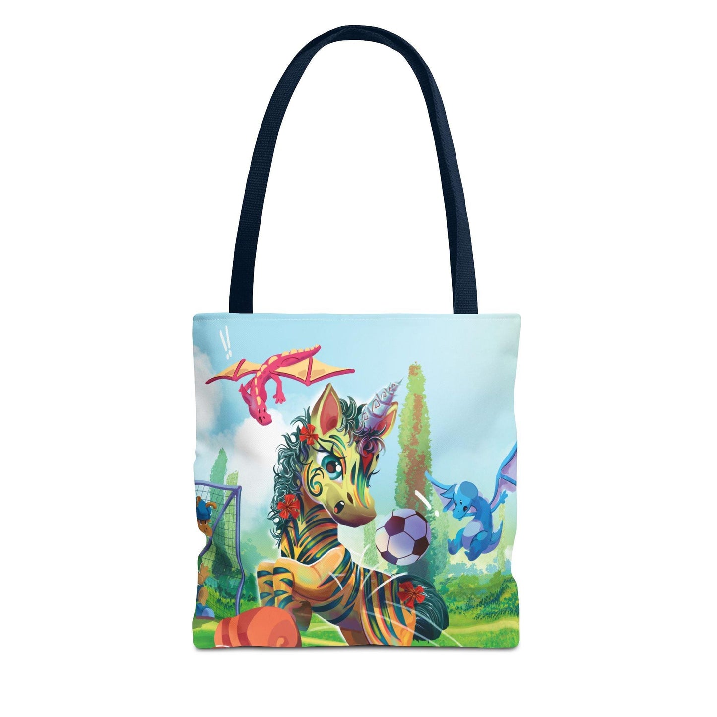 Tote Bag (AOP) - Claires Unicorn Adventures