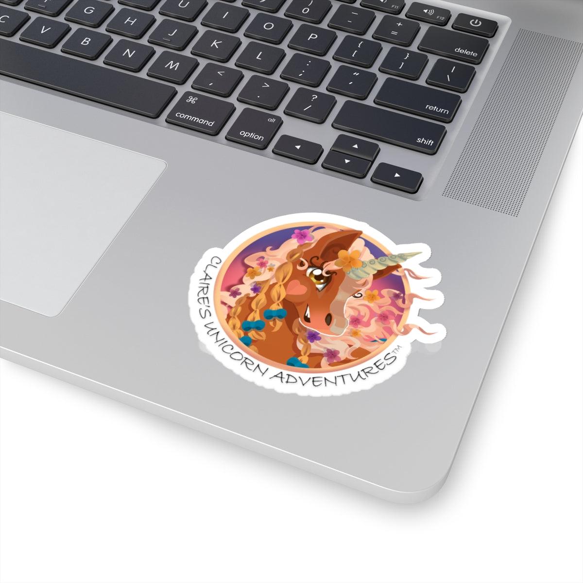 Gwenhwyer Kiss Cut Stickers - Claires Unicorn Adventures