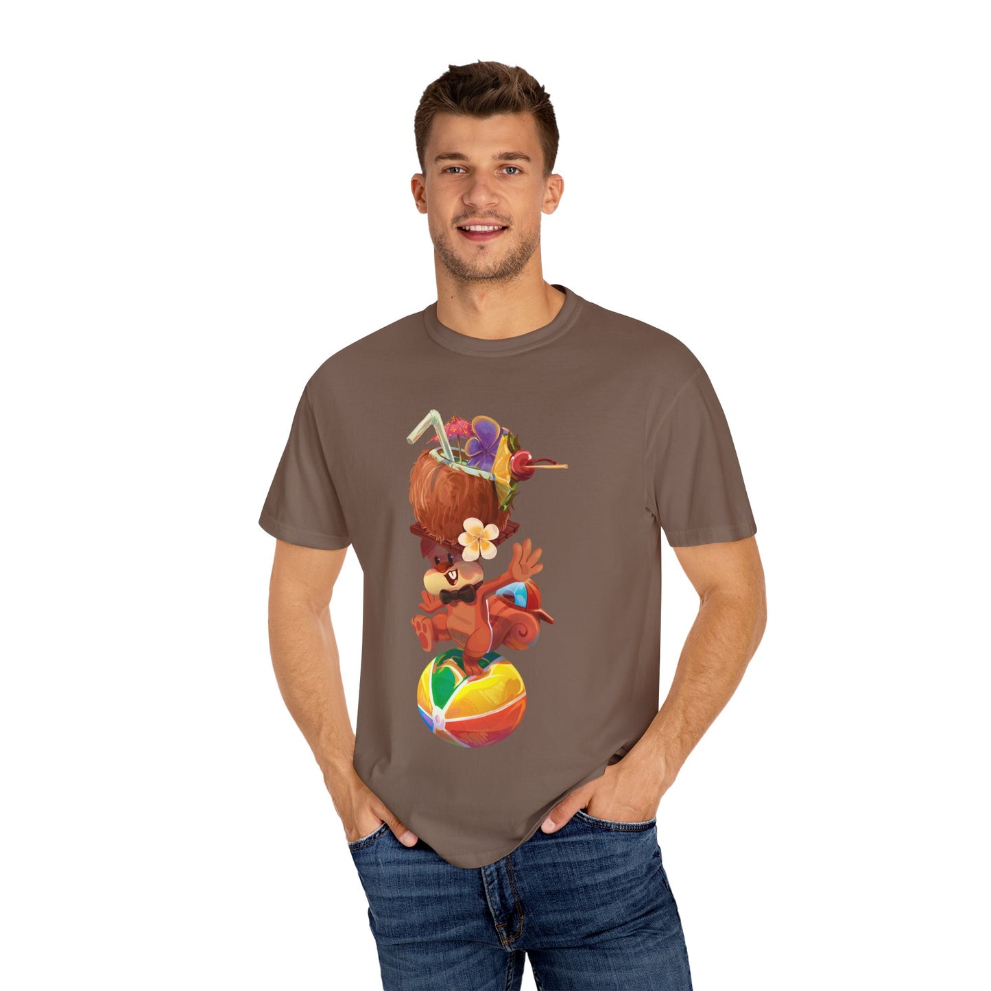 Tyrone the Squirrel Beach Ball Balancing Act Unisex T-Shirt