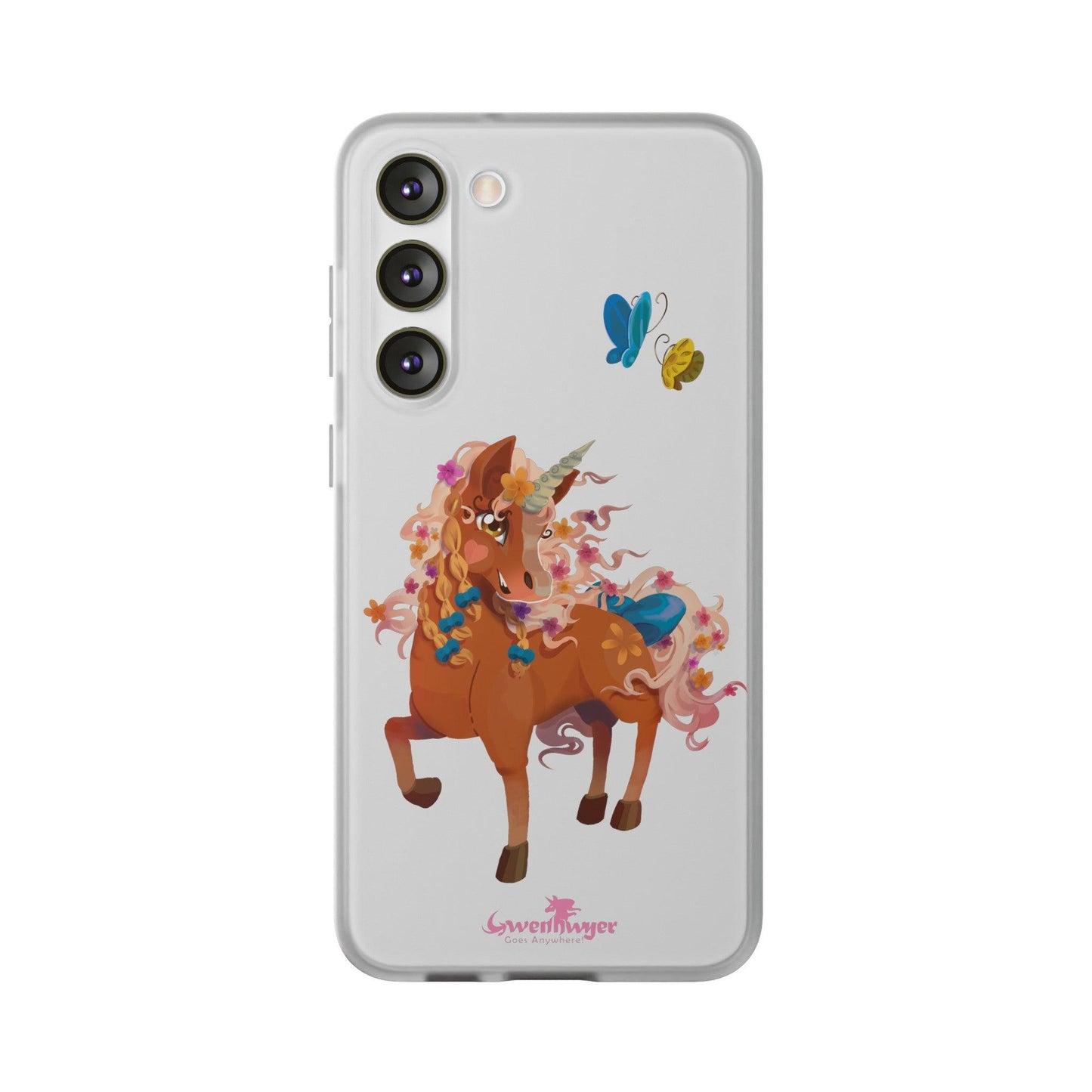 Gwenhwyer Flexi Case - Claires Unicorn Adventures