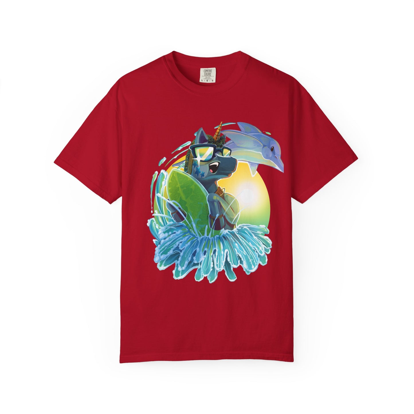 Arty Goes Surfing Unisex T-Shirt