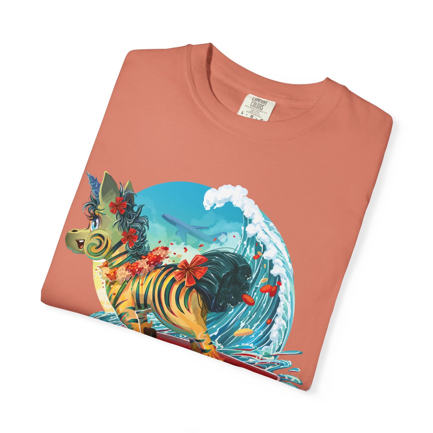 LeeNeigh Goes Surfing Unisex T-shirt