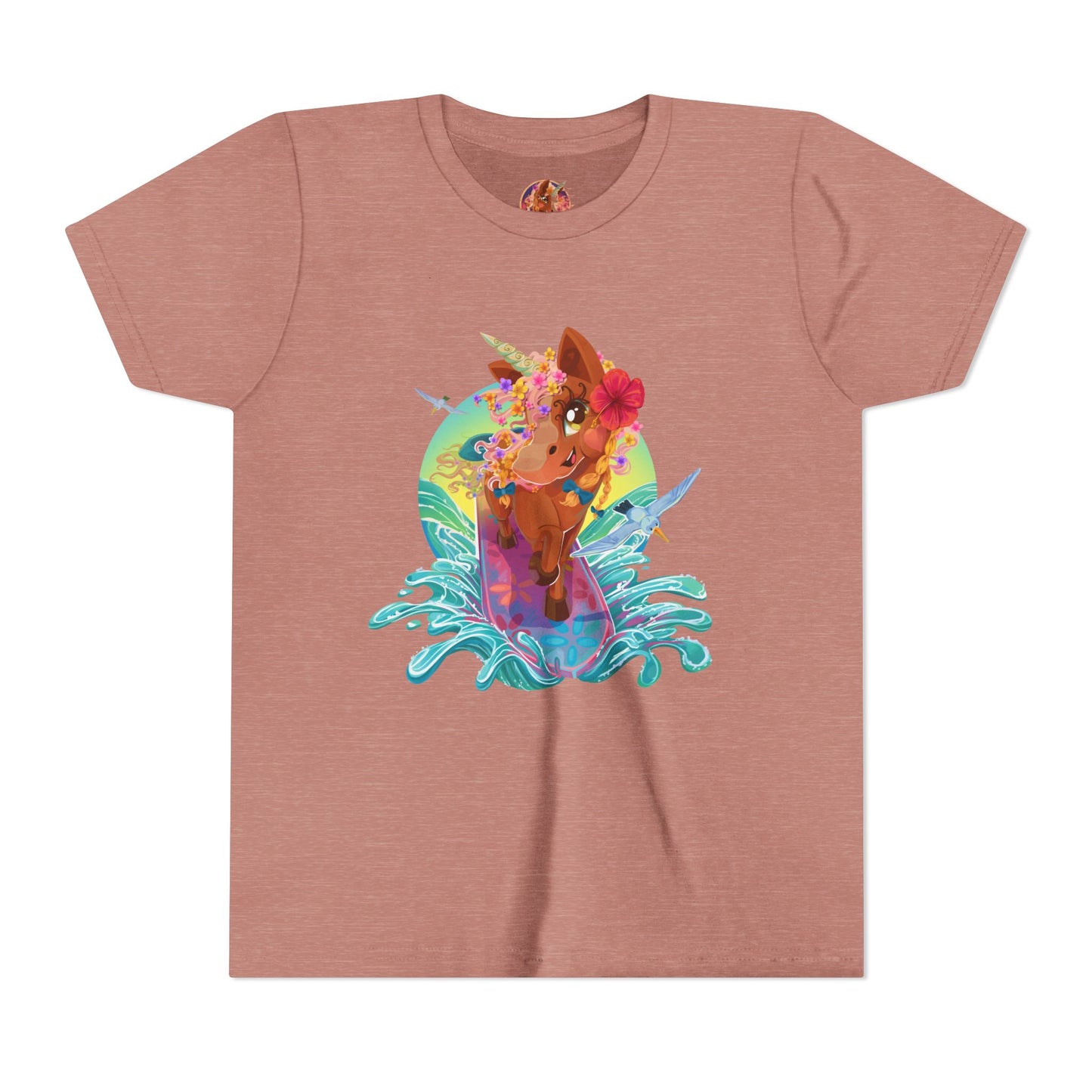 Gwenhwyer's Surfing Adventure Kids T-Shirt
