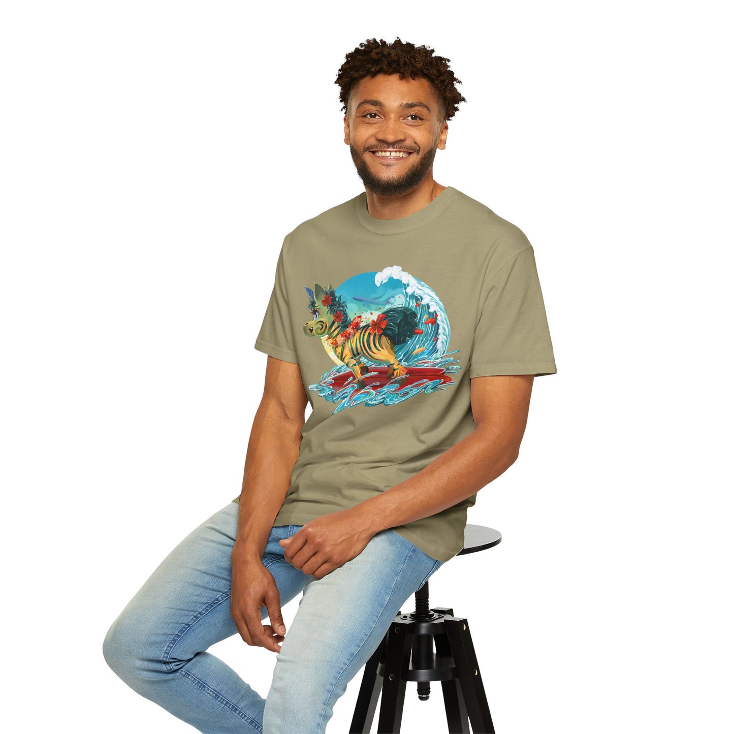 LeeNeigh Goes Surfing Unisex T-shirt