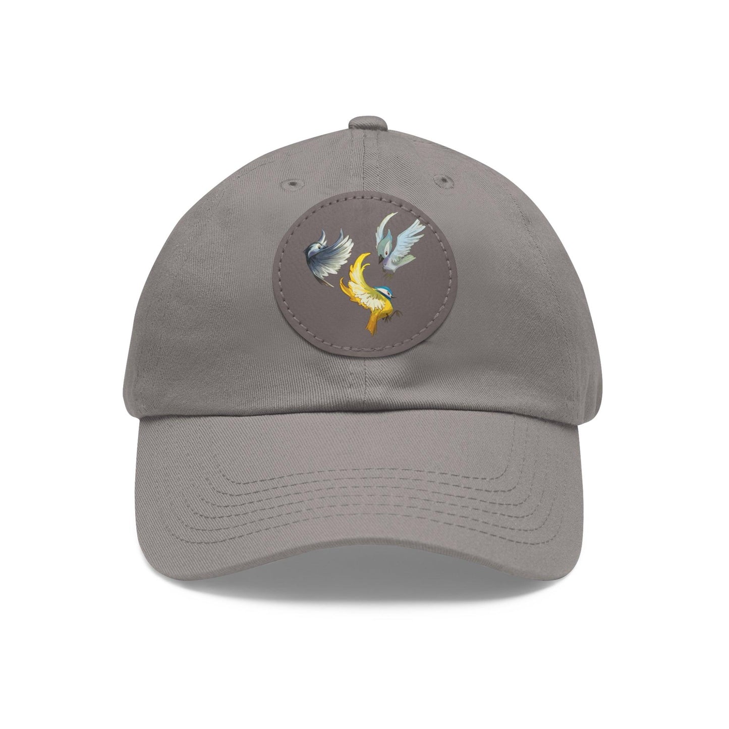 Dad Hat with Leather Patch (Round) - Claires Unicorn Adventures