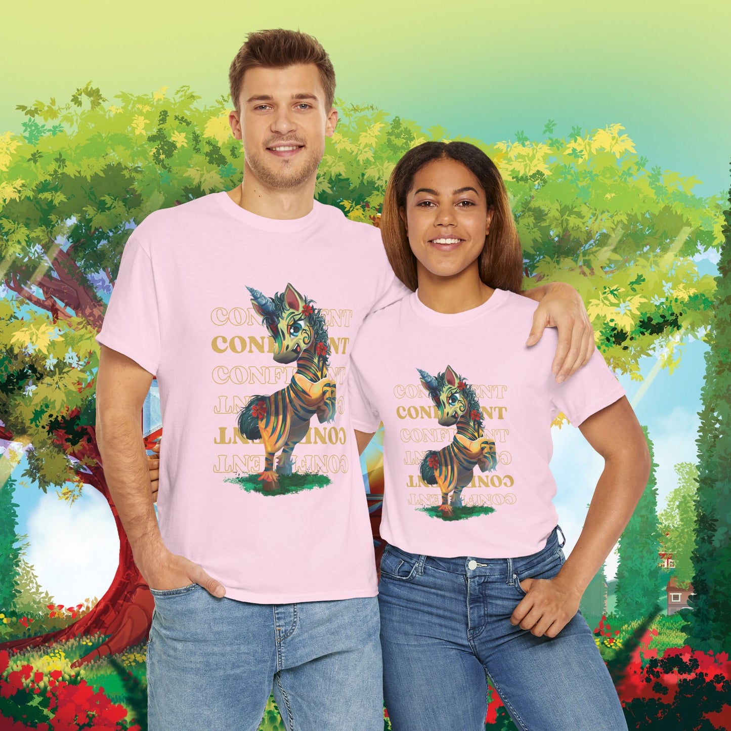 LeeNeigh Confident Unisex Heavy Cotton Tee