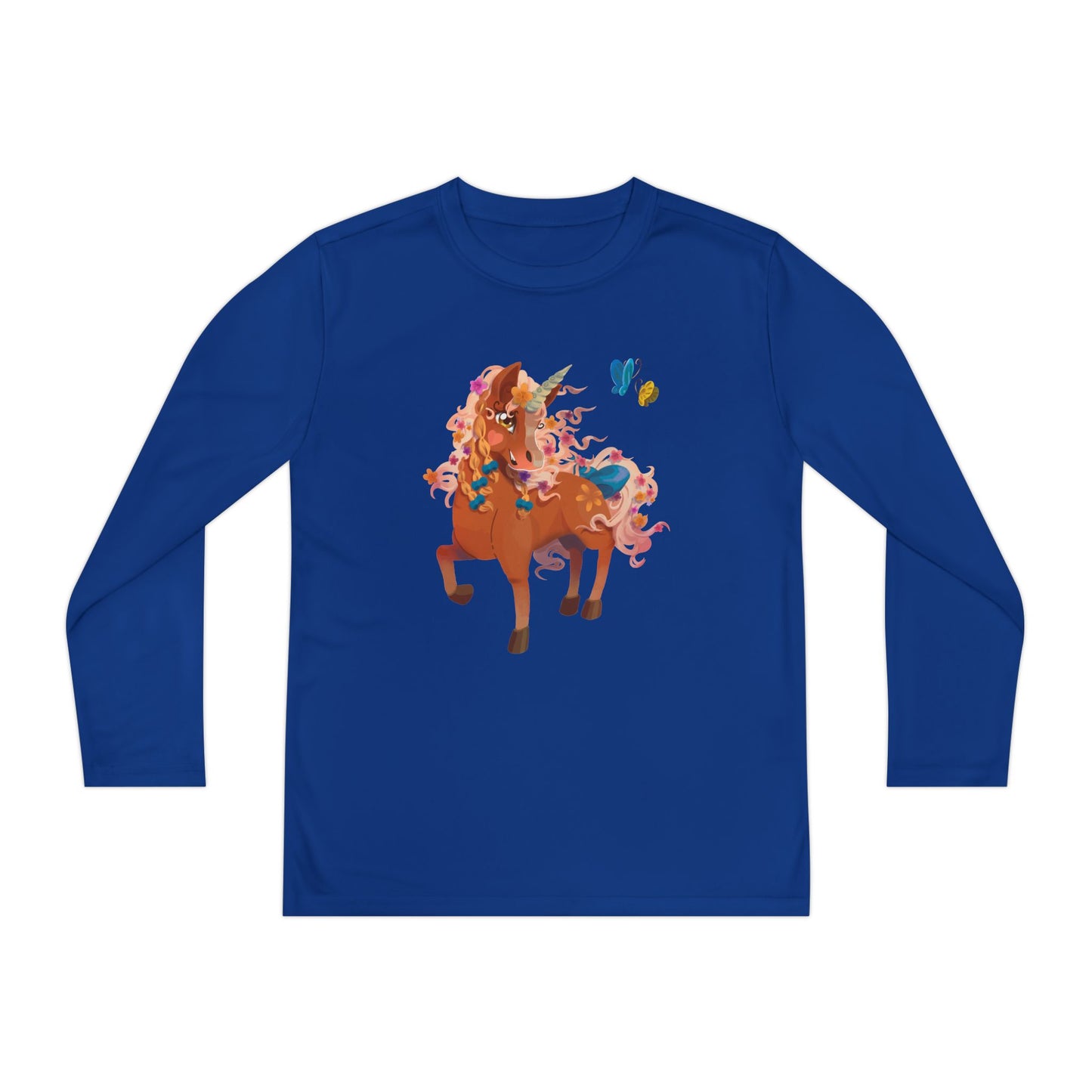 Youth Long Sleeve Tee - Gwenhwyer Unicorn