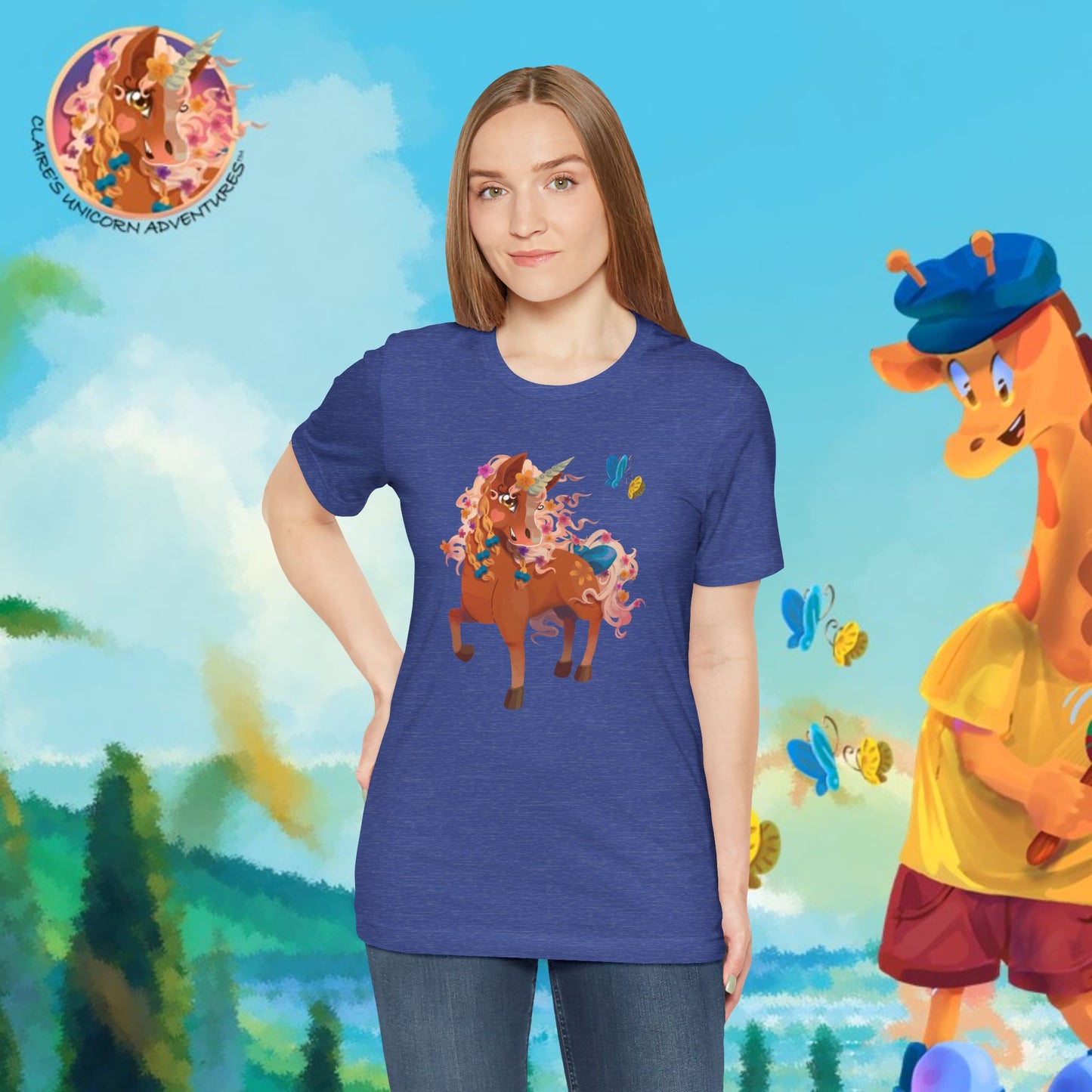 Gwenhwyer Unisex Jersey Short Sleeve Tee