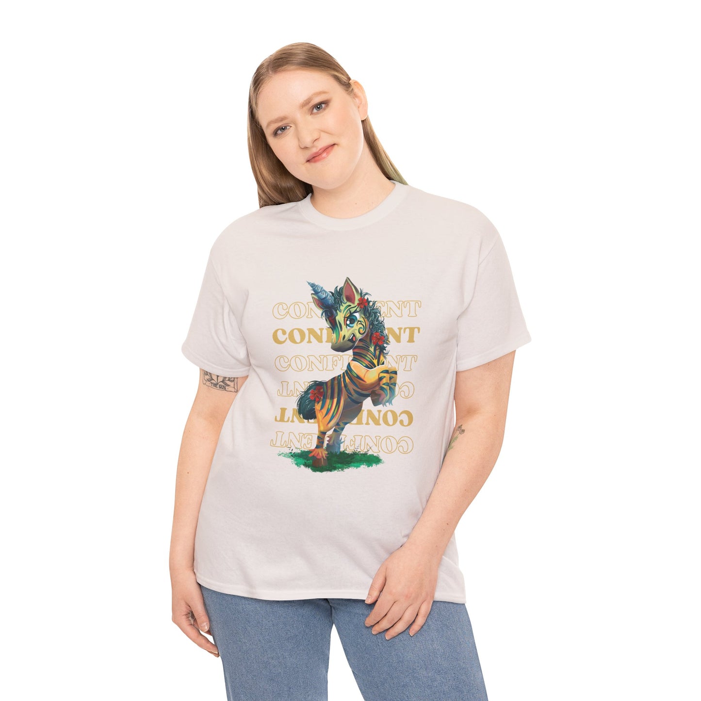 LeeNeigh Confident Unisex Heavy Cotton Tee