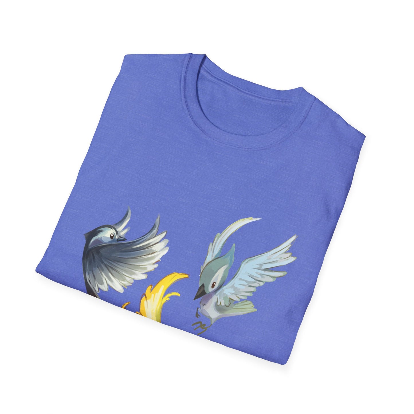 Busy Birds Unisex Softstyle T-Shirt