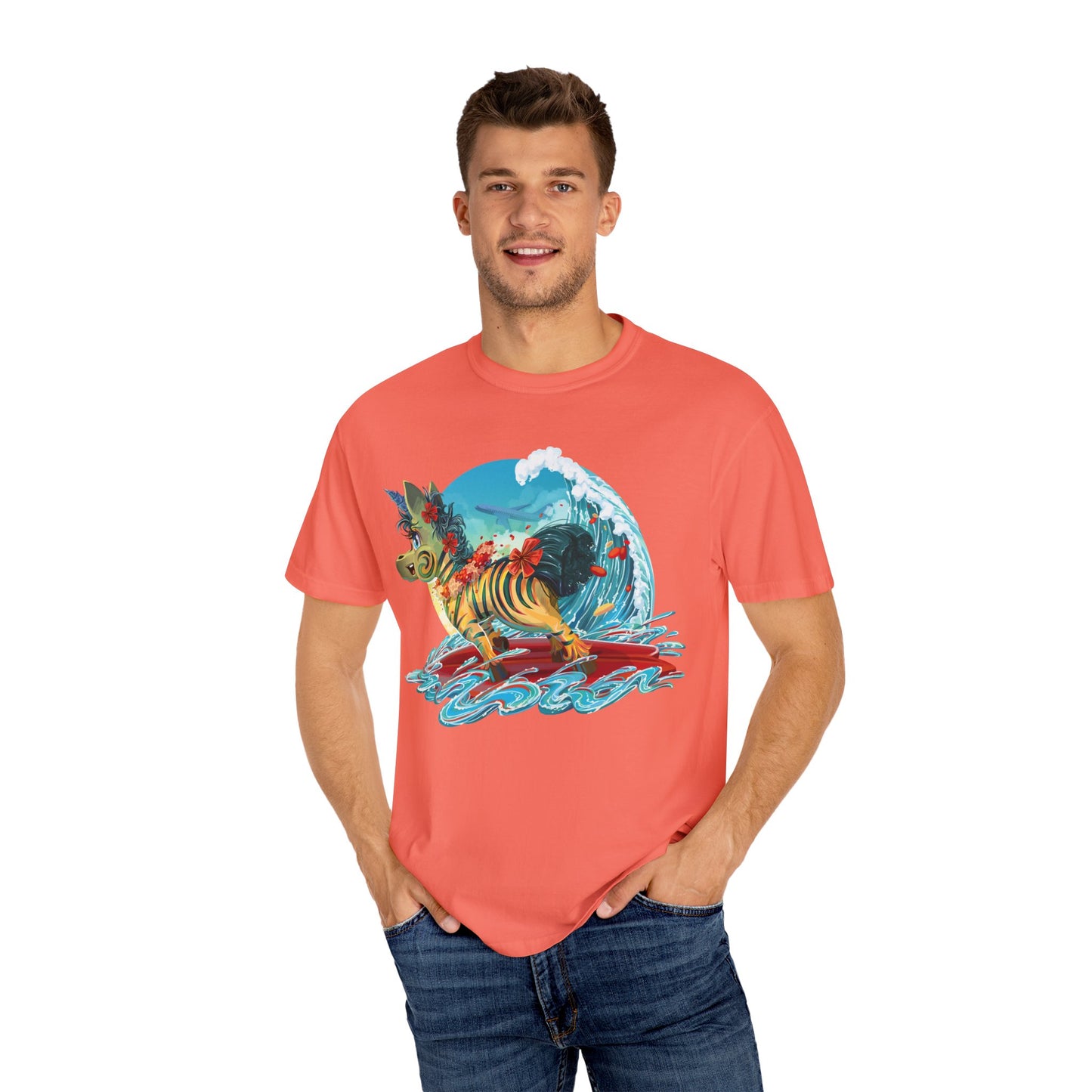 LeeNeigh Goes Surfing Unisex T-shirt