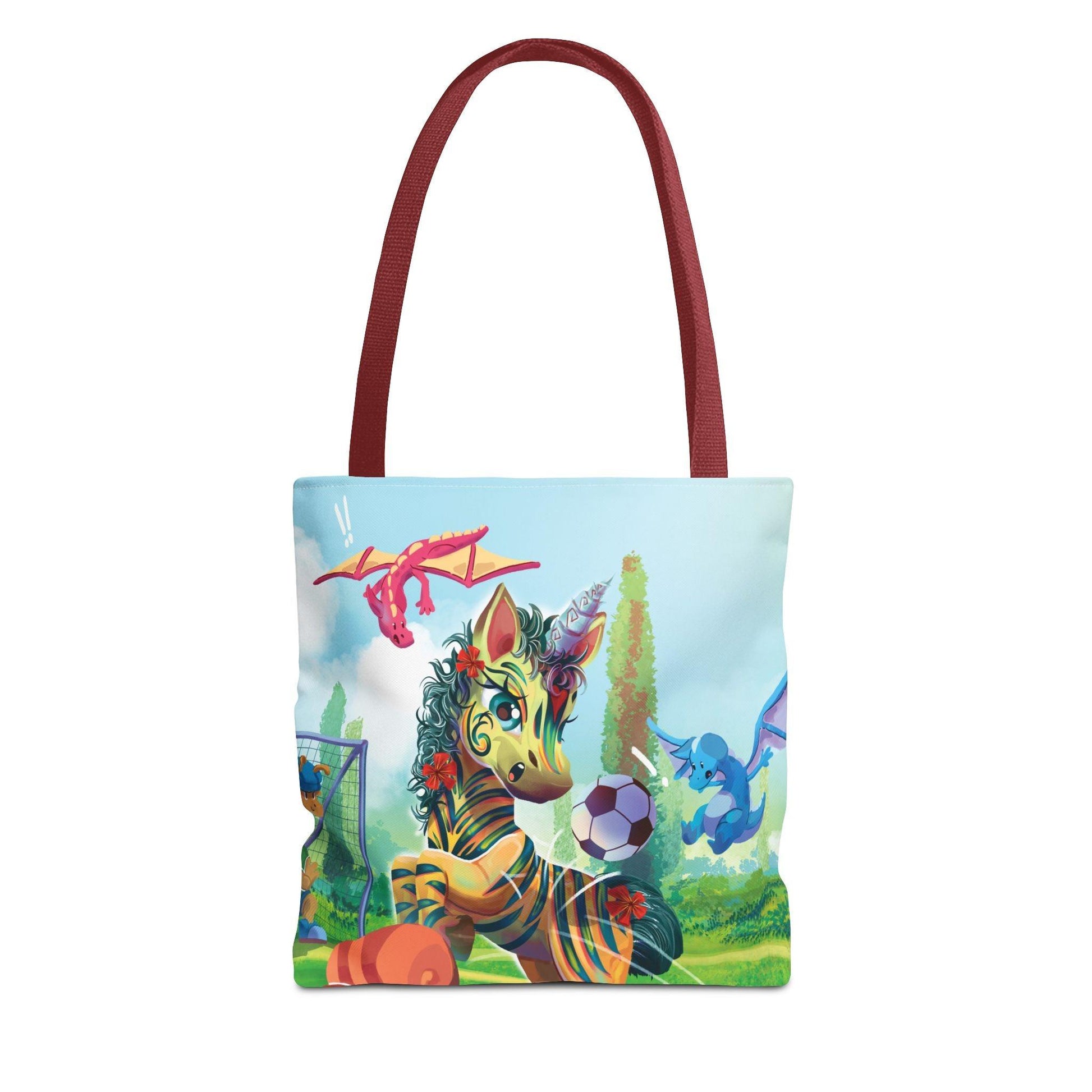 Tote Bag (AOP) - Claires Unicorn Adventures