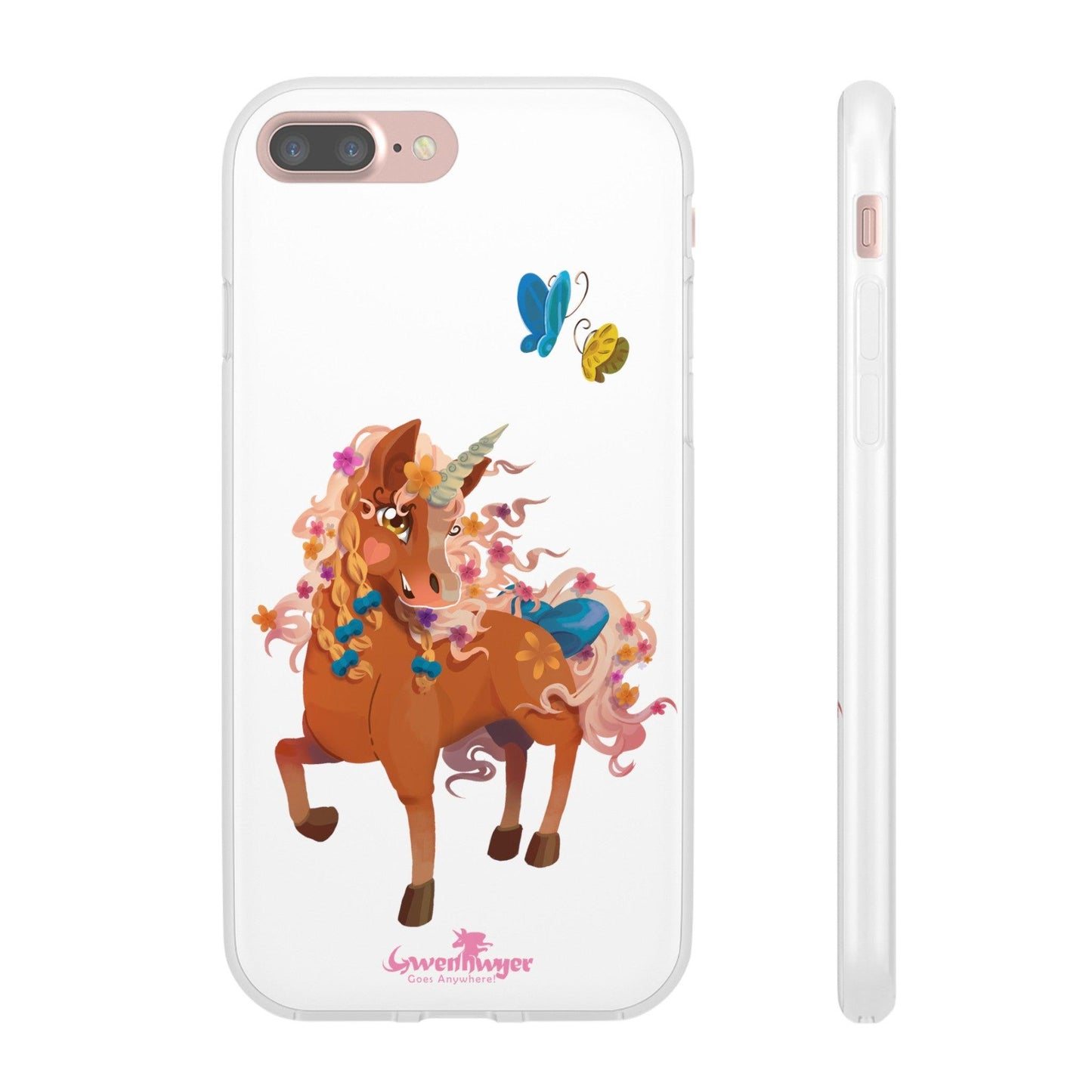 Gwenhwyer Flexi Case - Claires Unicorn Adventures