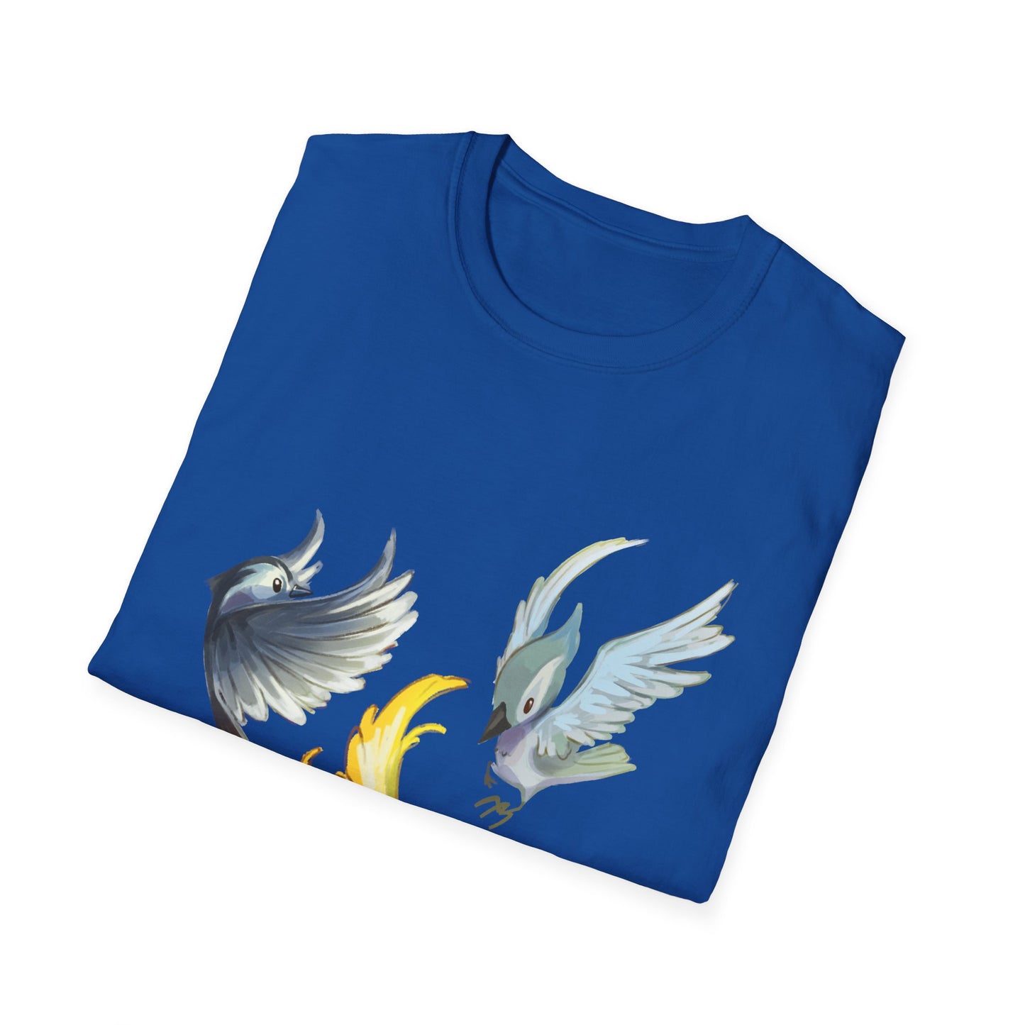 Busy Birds Unisex Softstyle T-Shirt