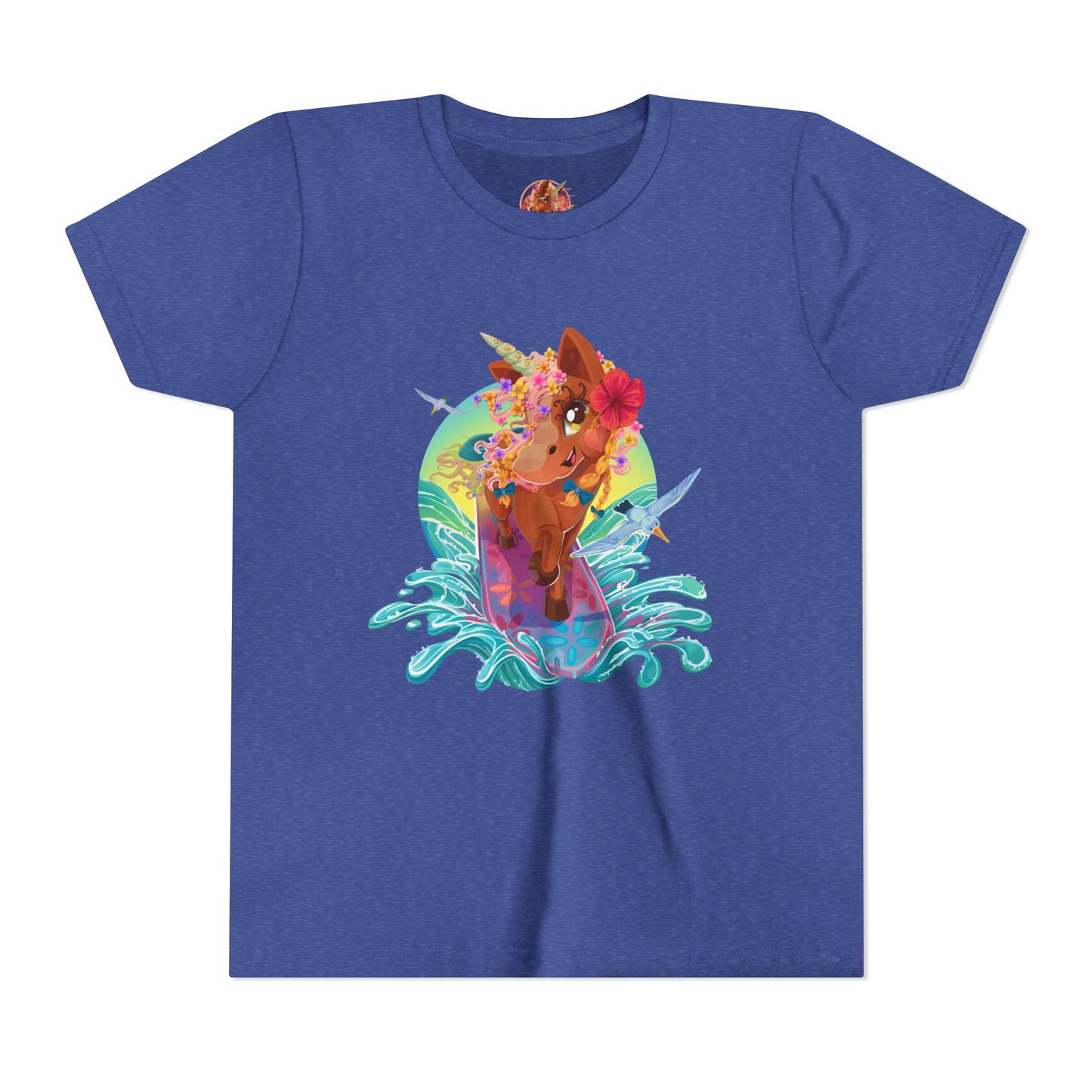 Gwenhwyer's Surfing Adventure Kids T-Shirt