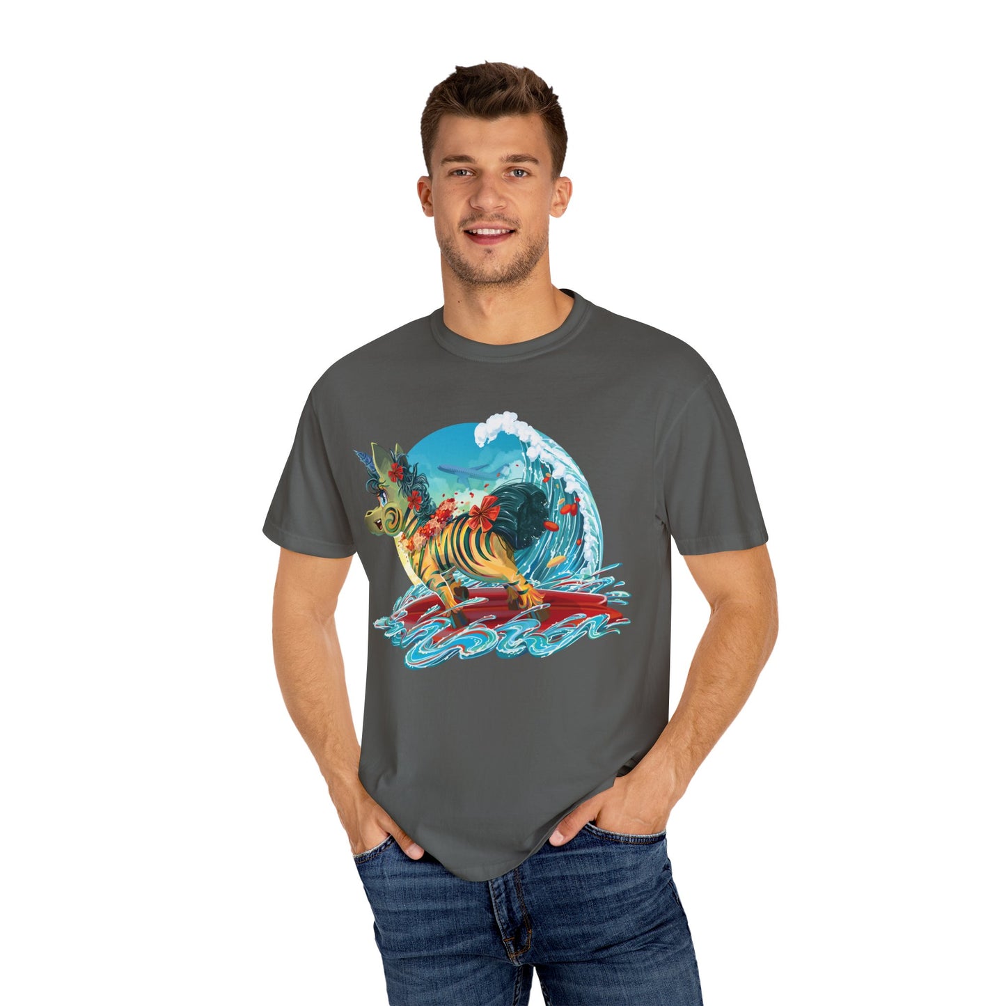 LeeNeigh Goes Surfing Unisex T-shirt