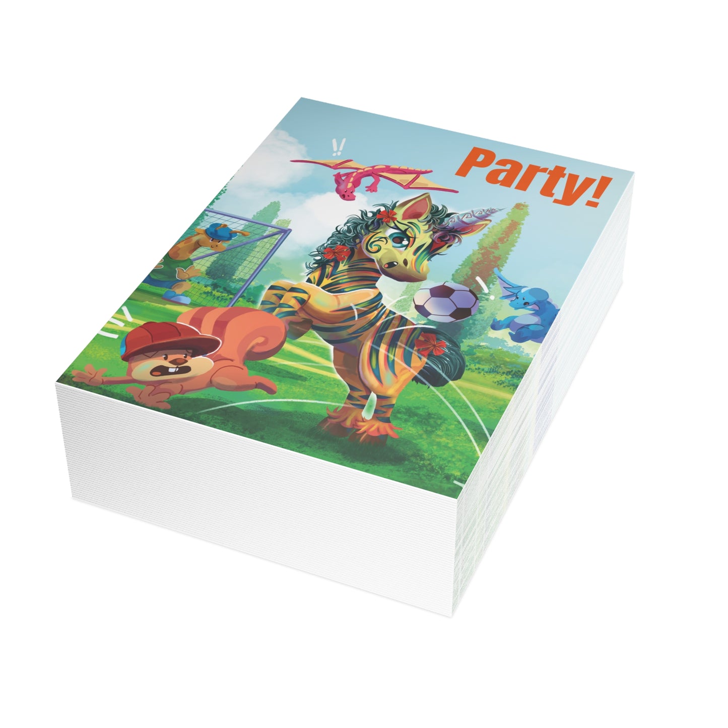 LeeNeigh Party Invitation Postcard Bundles (envelopes not included)