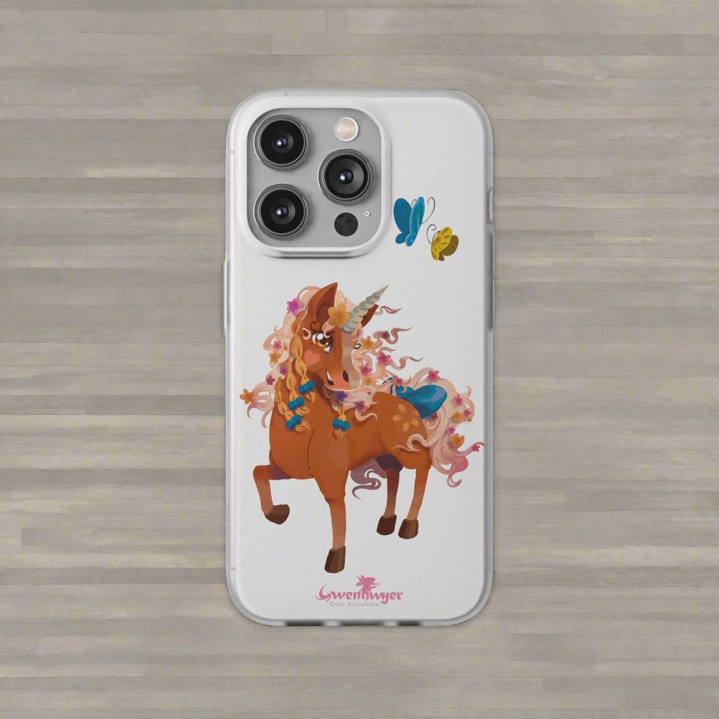 Gwenhwyer Flexi Case - Claires Unicorn Adventures