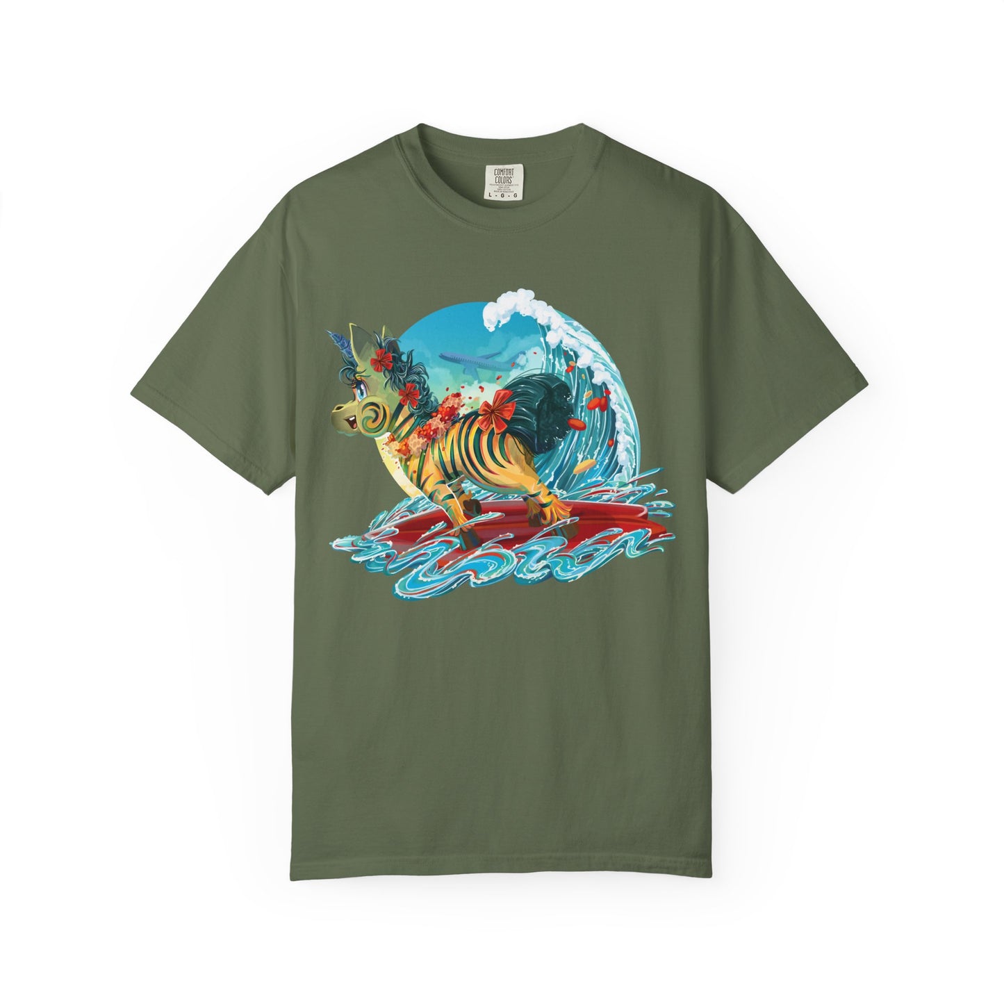 LeeNeigh Goes Surfing Unisex T-shirt