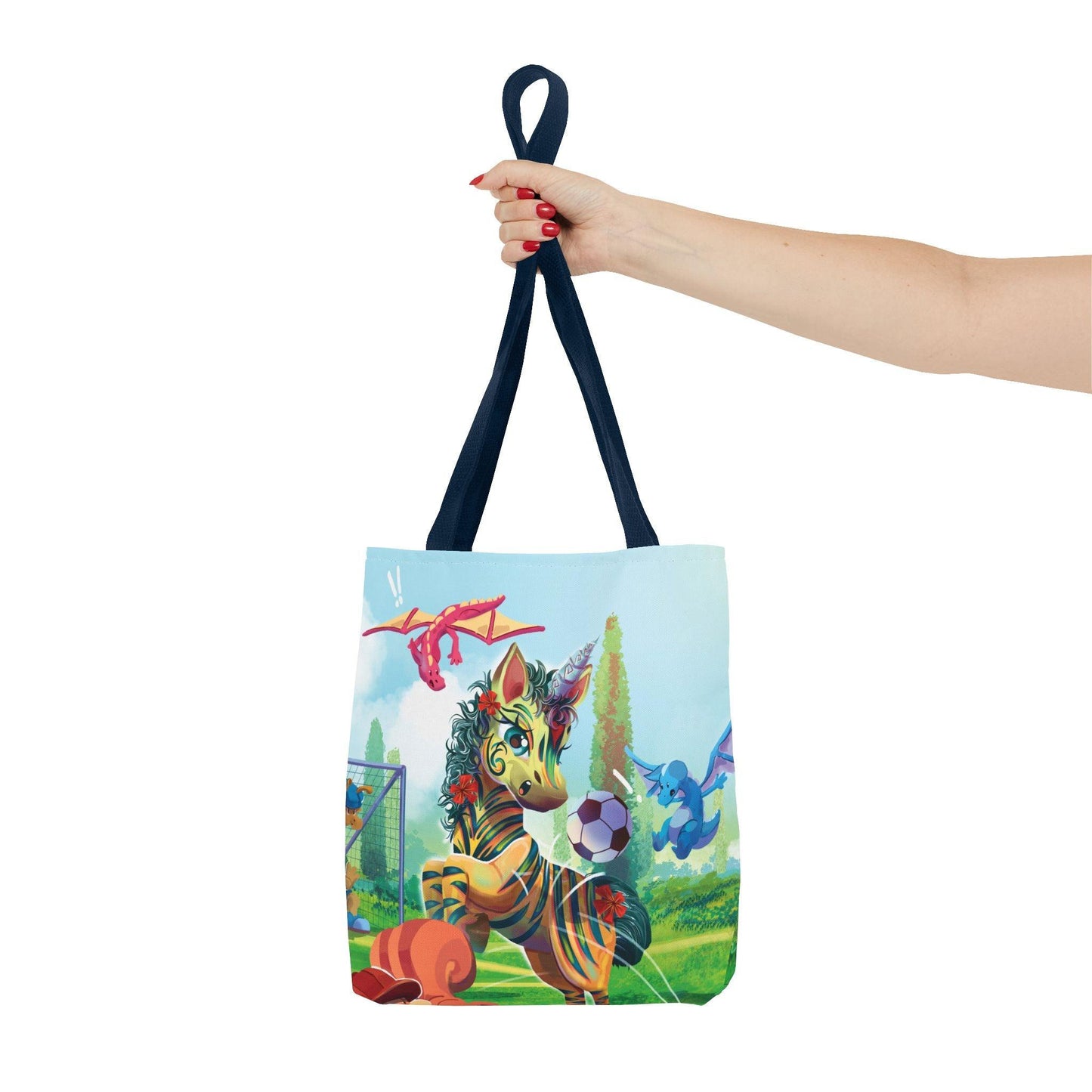 Tote Bag (AOP) - Claires Unicorn Adventures