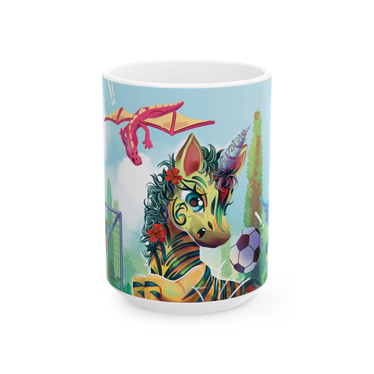 LeeNeigh Soccer Ceramic Mug