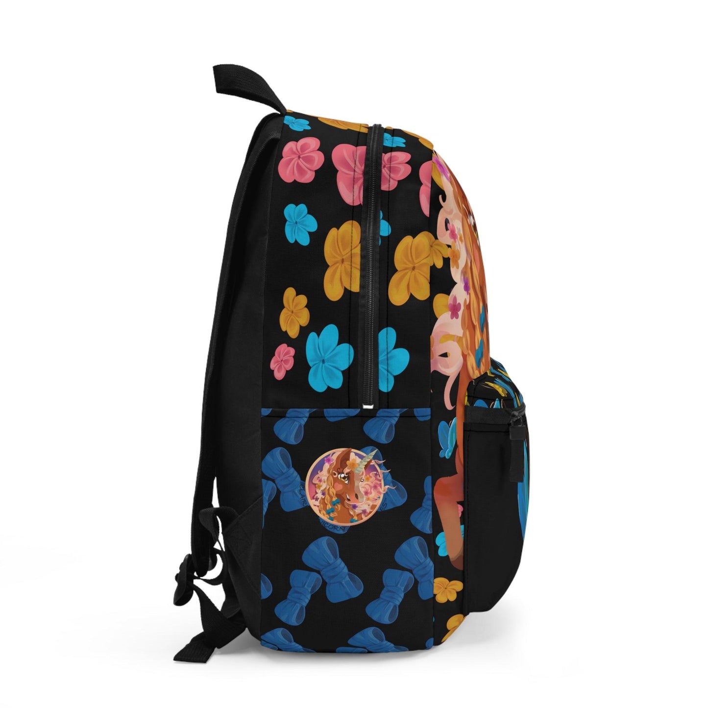 Gwenhwyer Goes Anywhere - Backpack - Black - Claires Unicorn Adventures