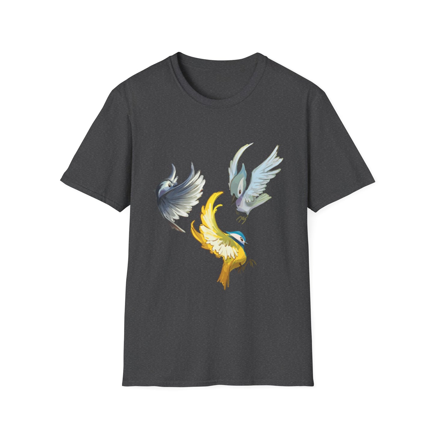 Busy Birds Unisex Softstyle T-Shirt