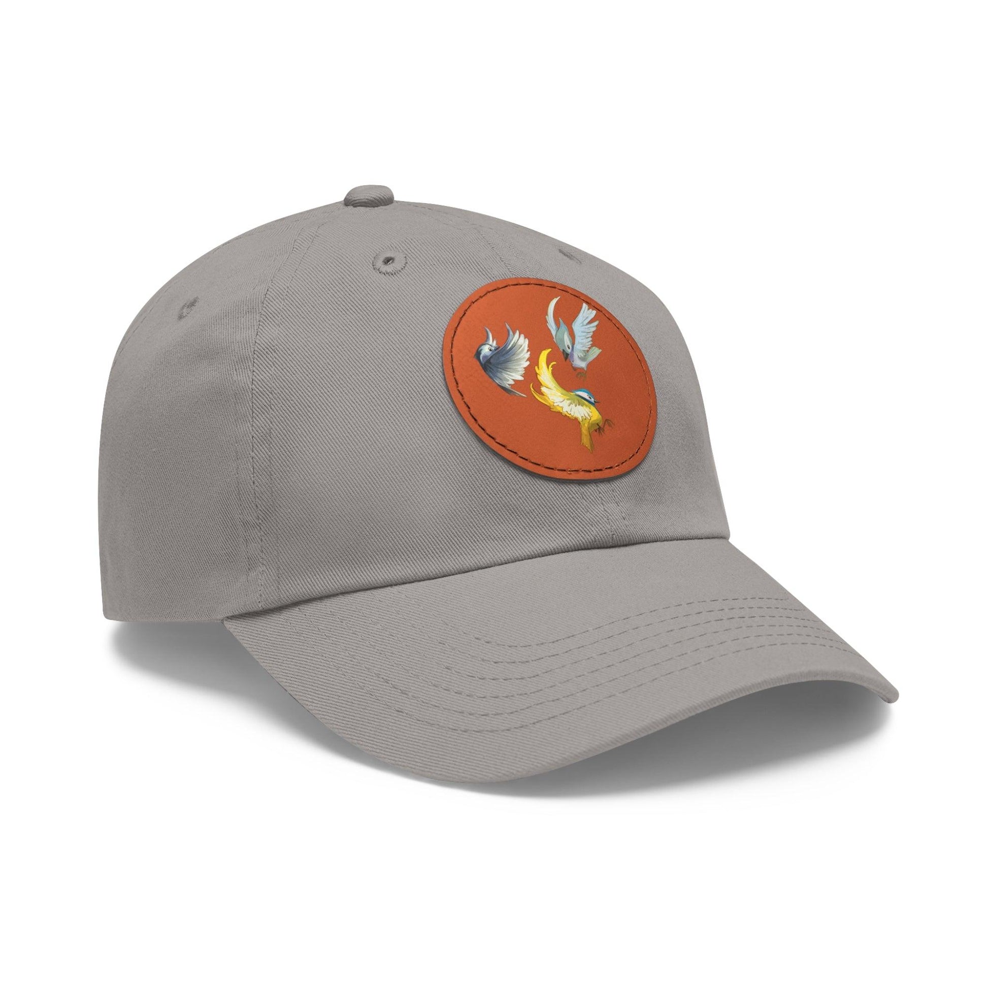 Dad Hat with Leather Patch (Round) - Claires Unicorn Adventures