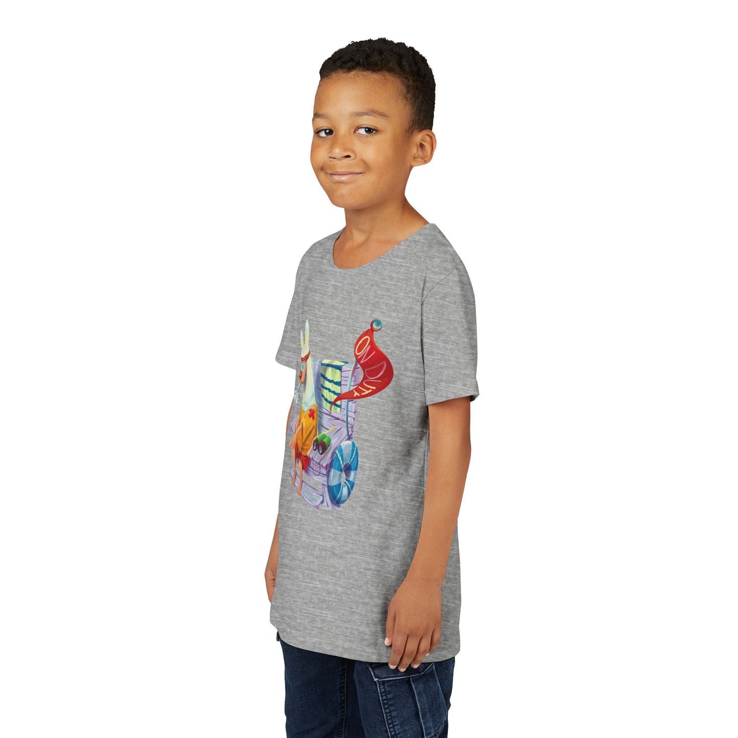 Larry the Llama Plays Lifeguard Kids T-Shirt