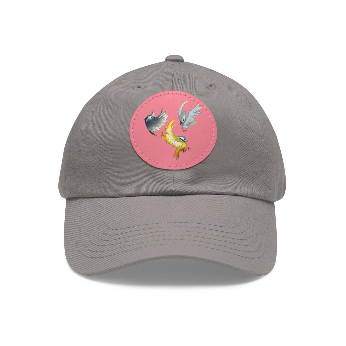 Dad Hat with Leather Patch (Round) - Claires Unicorn Adventures