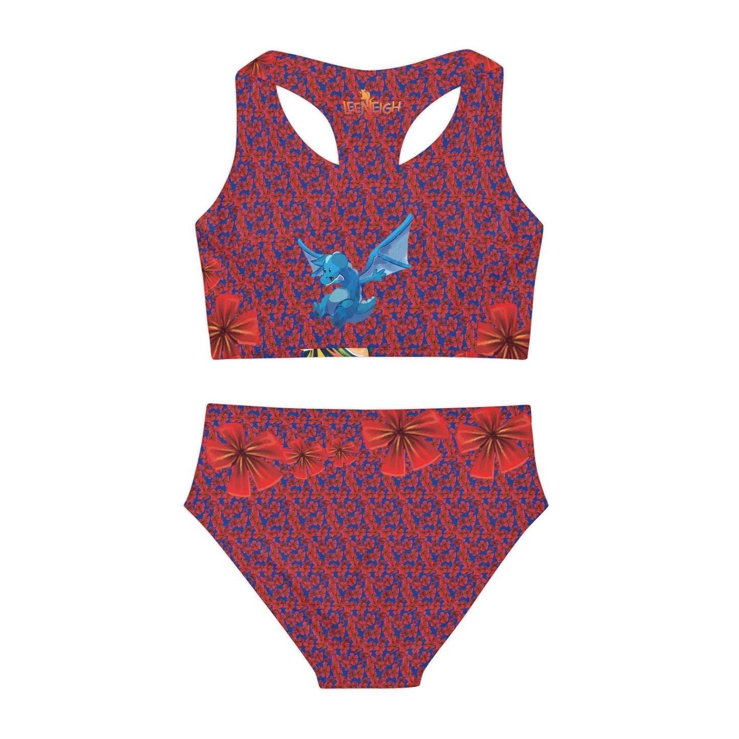 LeeNeigh Girls Two Piece Swimsuit - Claires Unicorn Adventures