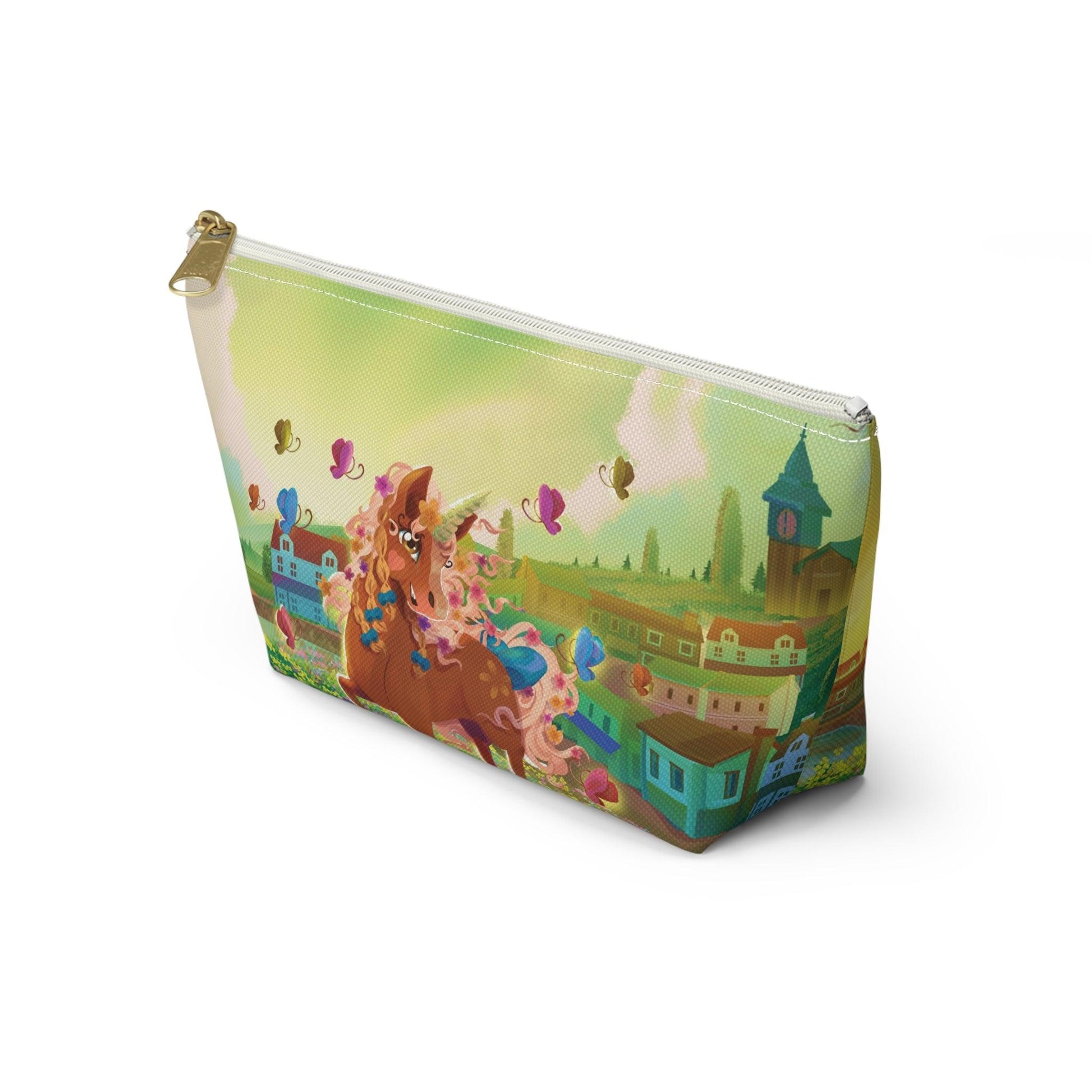 Gwenhwyer Accessory Pouch w T-bottom - Claires Unicorn Adventures