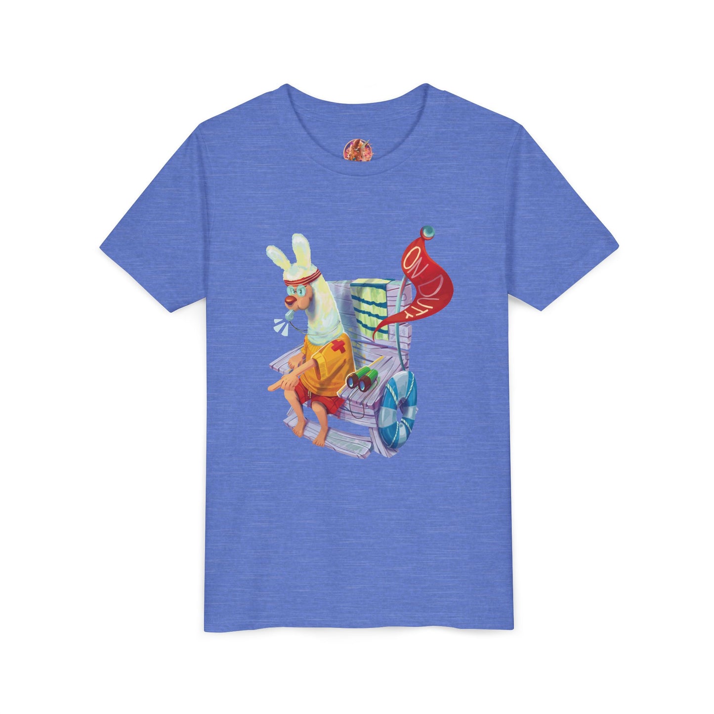 Larry the Llama Plays Lifeguard Kids T-Shirt