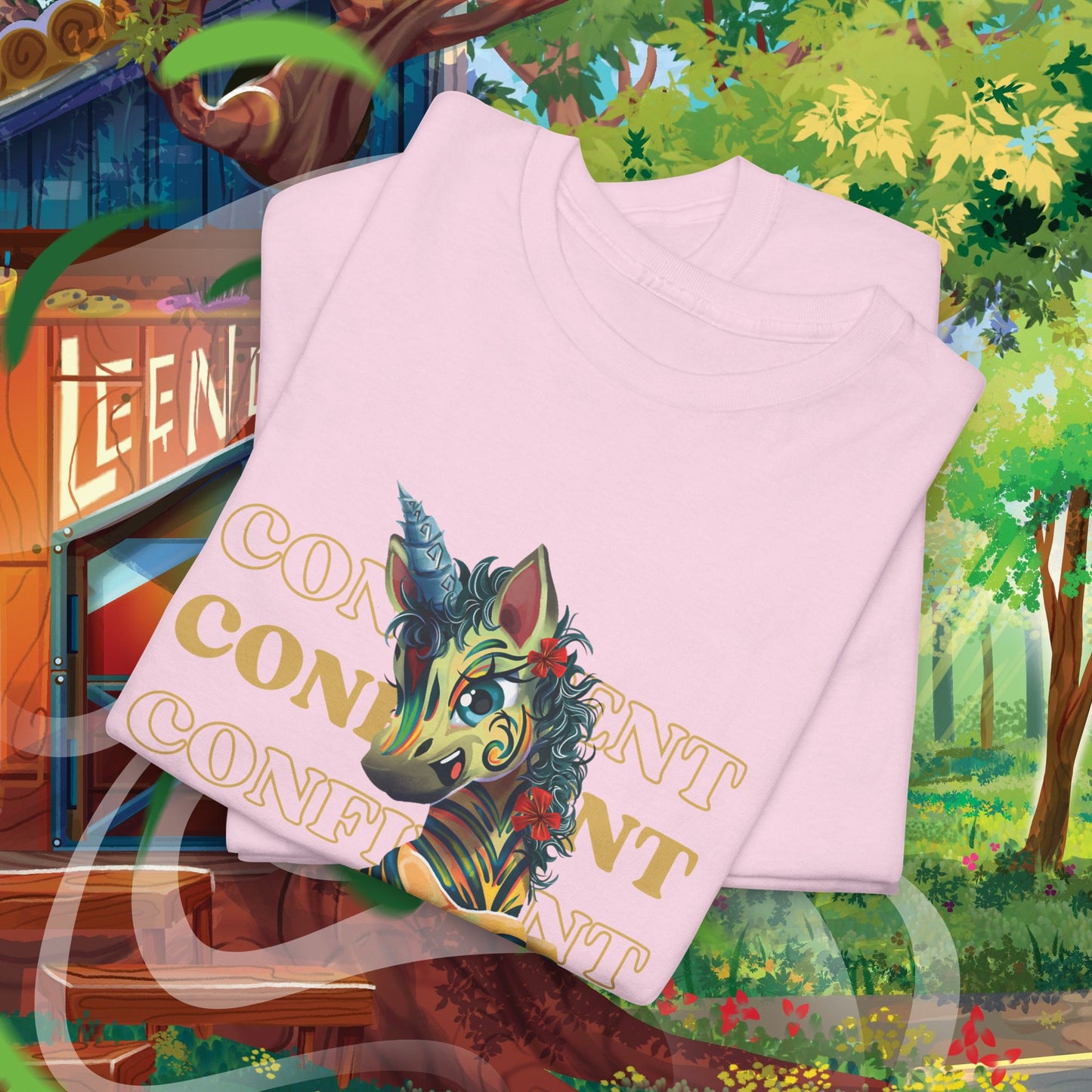 LeeNeigh Confident Unisex Heavy Cotton Tee