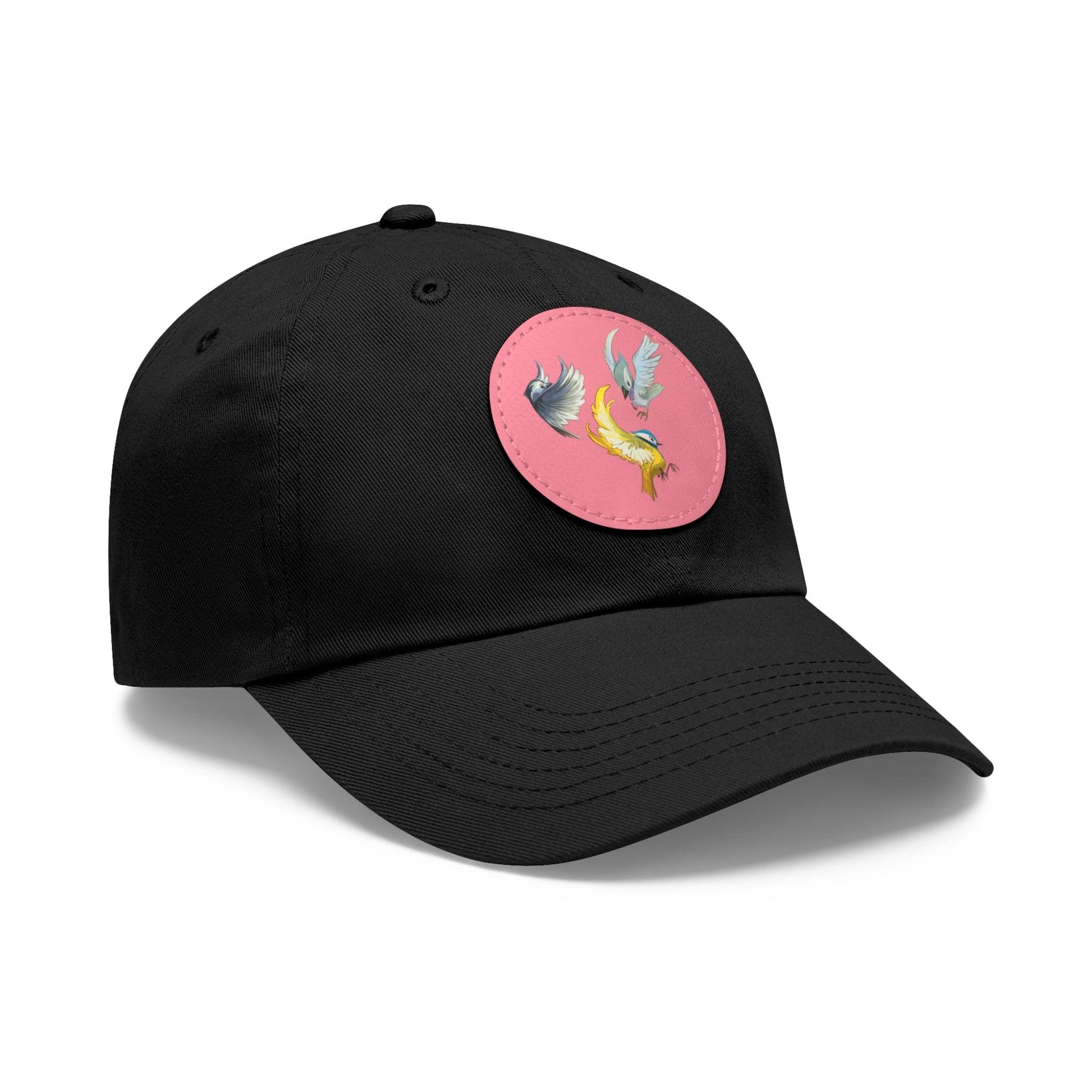 Dad Hat with Leather Patch (Round) - Claires Unicorn Adventures