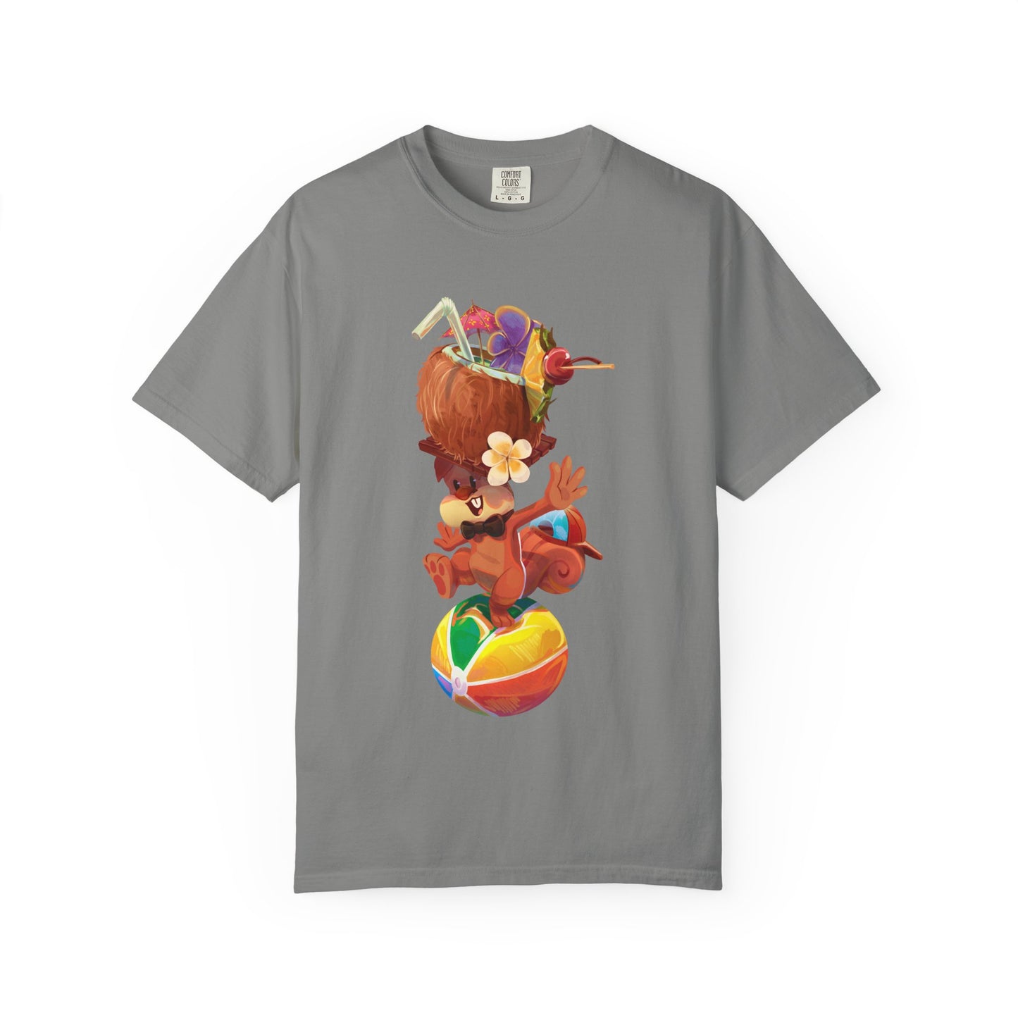 Tyrone the Squirrel Beach Ball Balancing Act Unisex T-Shirt