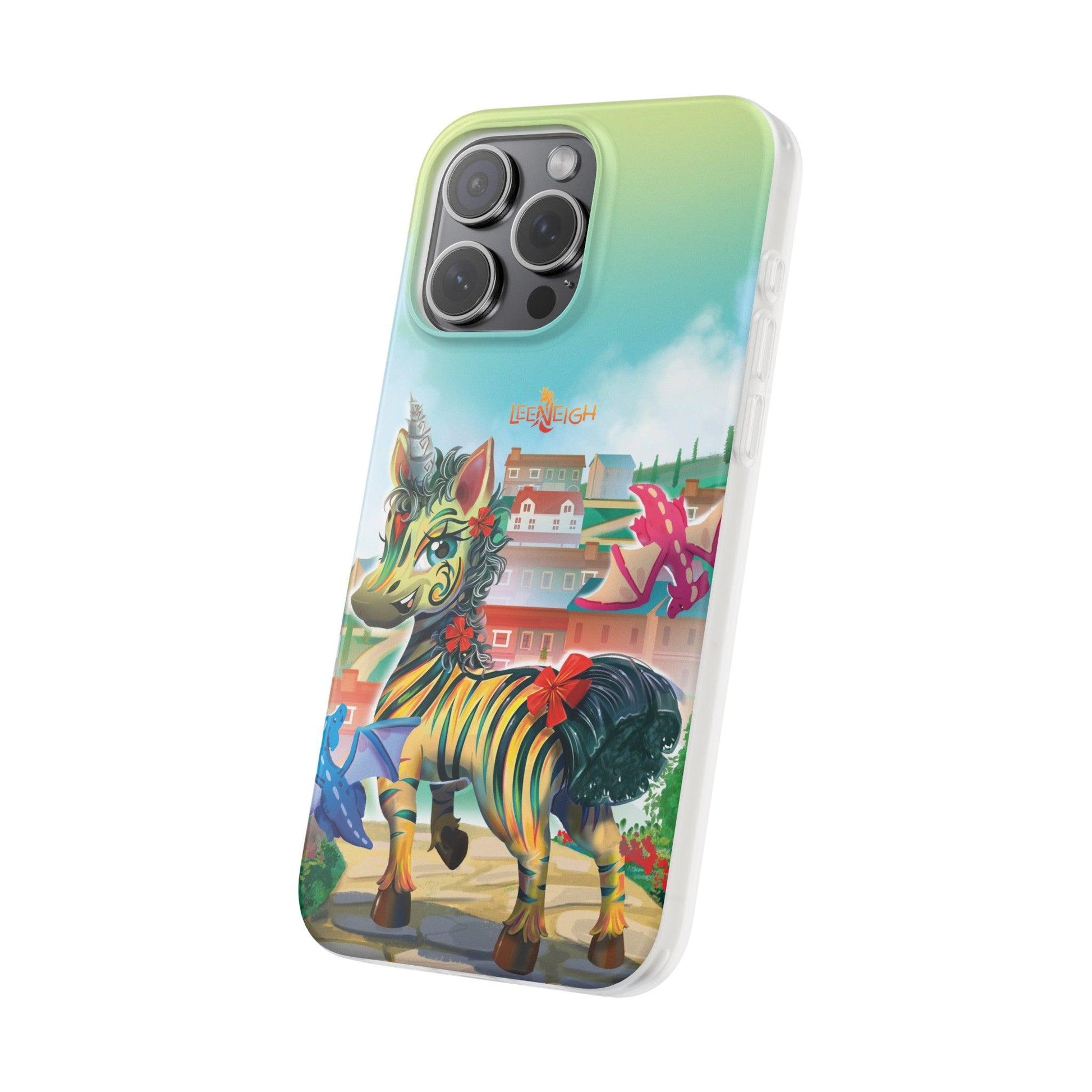 LeeNeigh Flexi Phone Case - Claires Unicorn Adventures