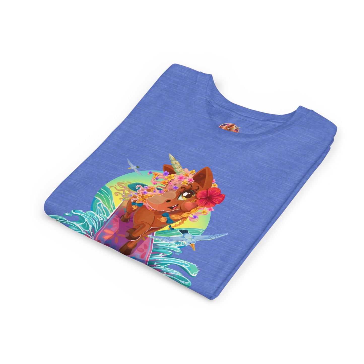 Gwenhwyer's Surfing Adventure Kids T-Shirt