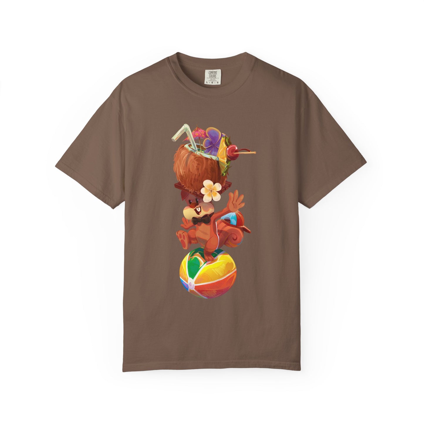 Tyrone the Squirrel Beach Ball Balancing Act Unisex T-Shirt