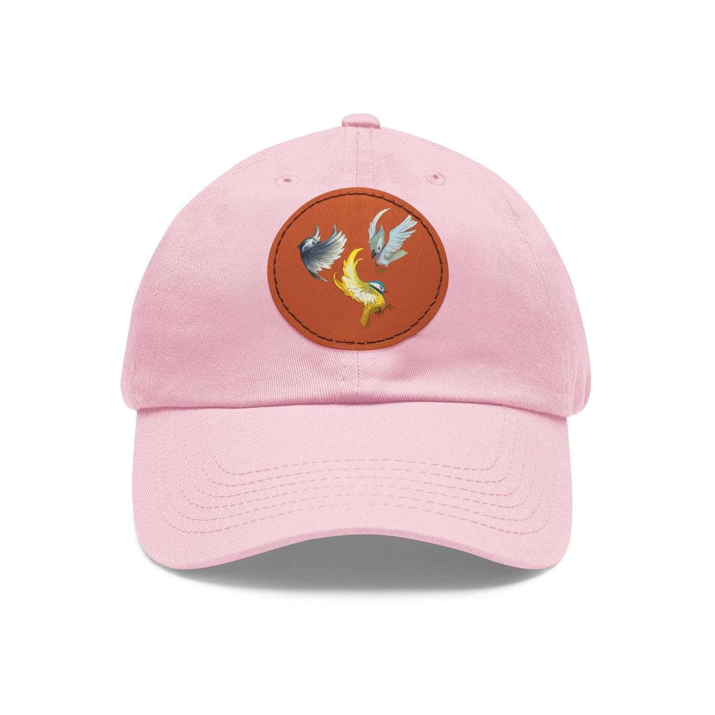 Dad Hat with Leather Patch (Round) - Claires Unicorn Adventures