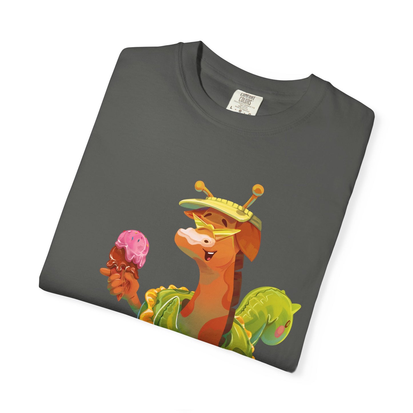 Clippity Clop Giraffe in a Pool Unisex T-shirt