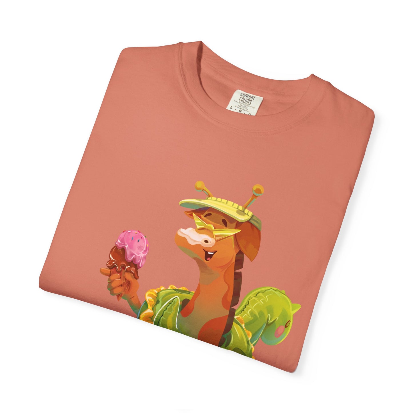 Clippity Clop Giraffe in a Pool Unisex T-shirt