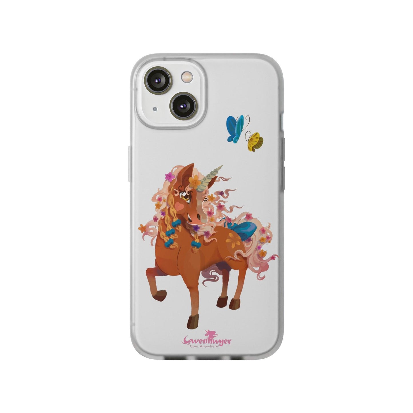 Gwenhwyer Flexi Case - Claires Unicorn Adventures