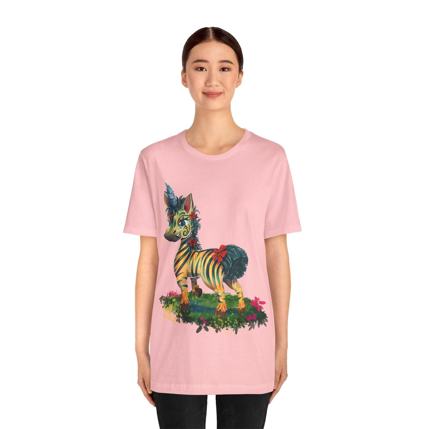 LeeNeigh Unisex Jersey Short Sleeve Tee - Claires Unicorn Adventures