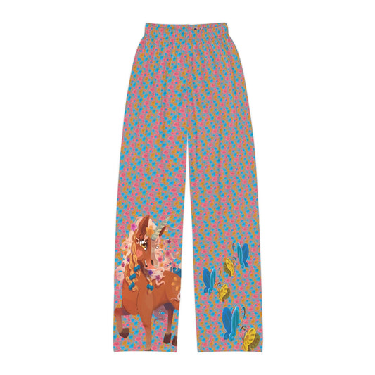 Gwenhwyer Goes Anywhere - Kids Pajama Pants - Claires Unicorn Adventures