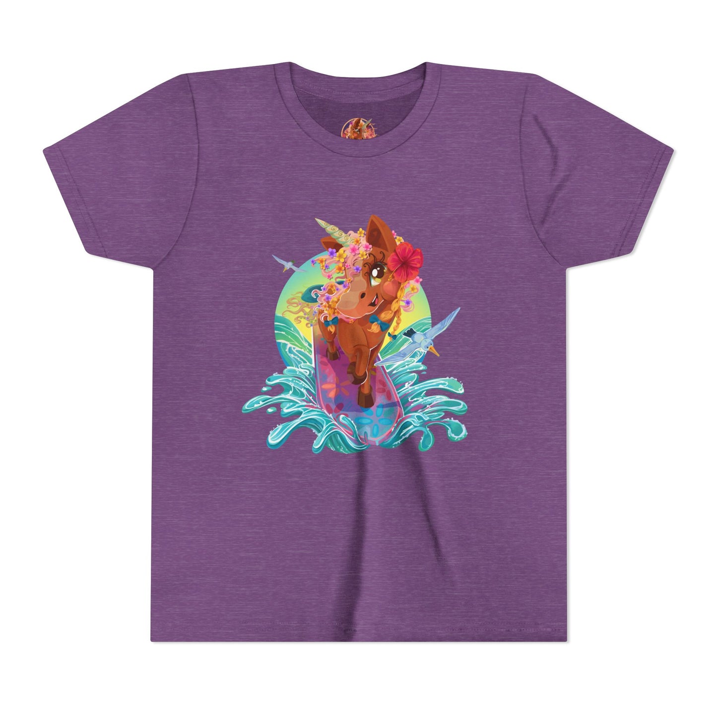 Gwenhwyer's Surfing Adventure Kids T-Shirt
