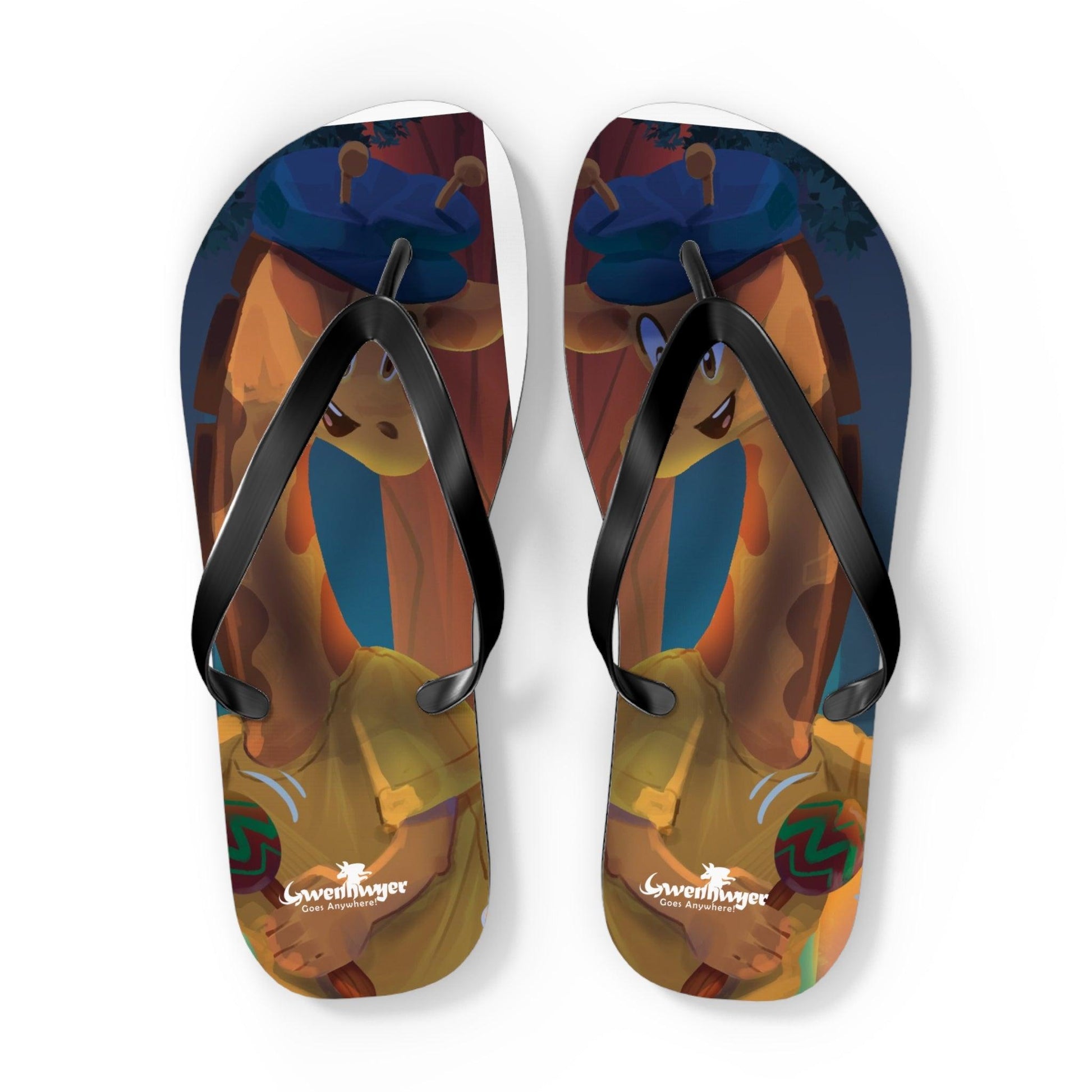 Clippity Clop Giraffe Flip Flops - Claires Unicorn Adventures